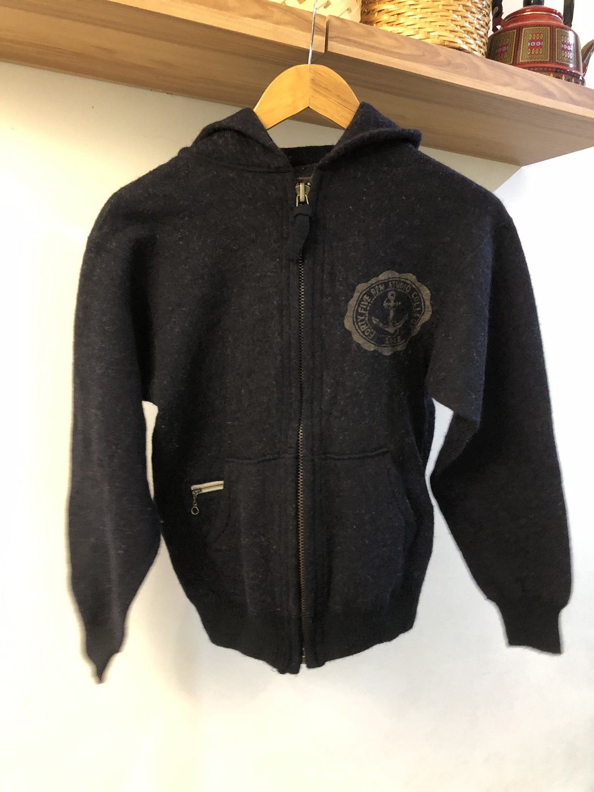 45rpm 45rpm 100% Wool Zipper Hoodie Size US S / EU 44-46 / 1 - 3 Thumbnail