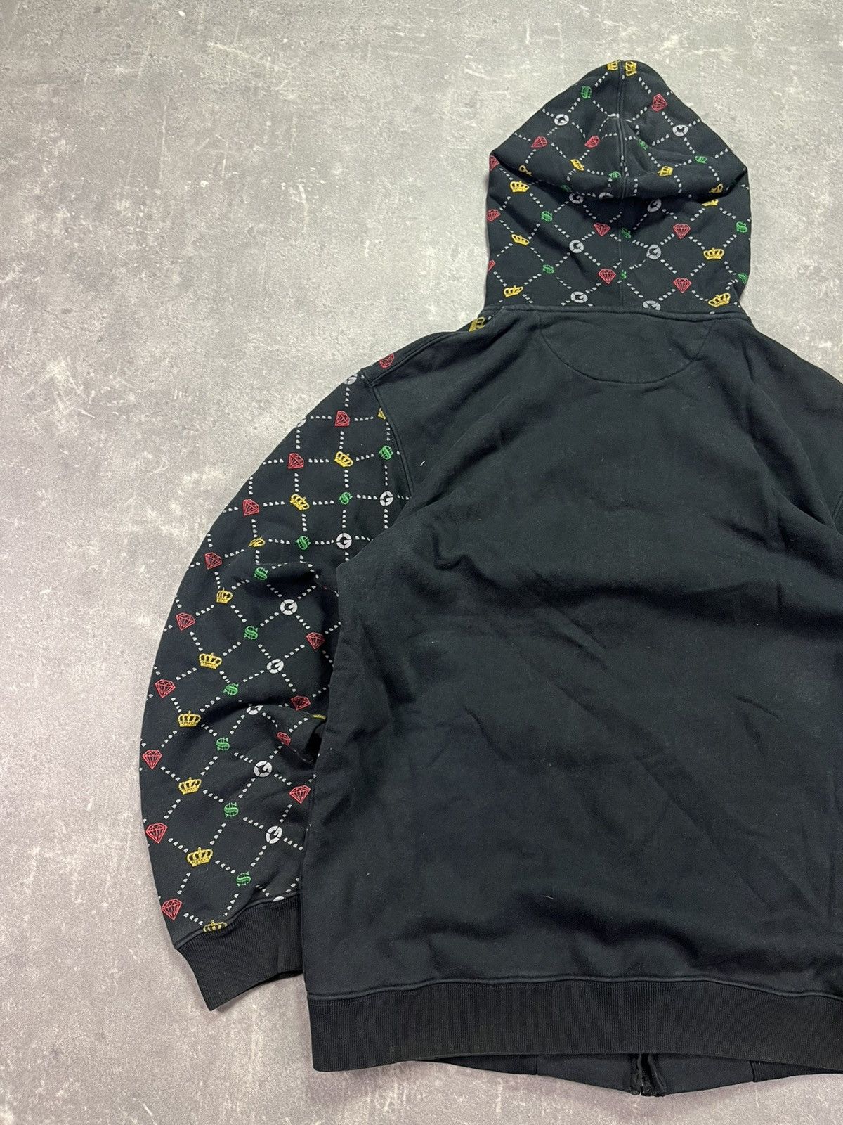 G-Unit G-Unit Printed Casino Motive Baggy Zip Hoodie XL AOP 50 Cent Size US XL / EU 56 / 4 - 9 Thumbnail