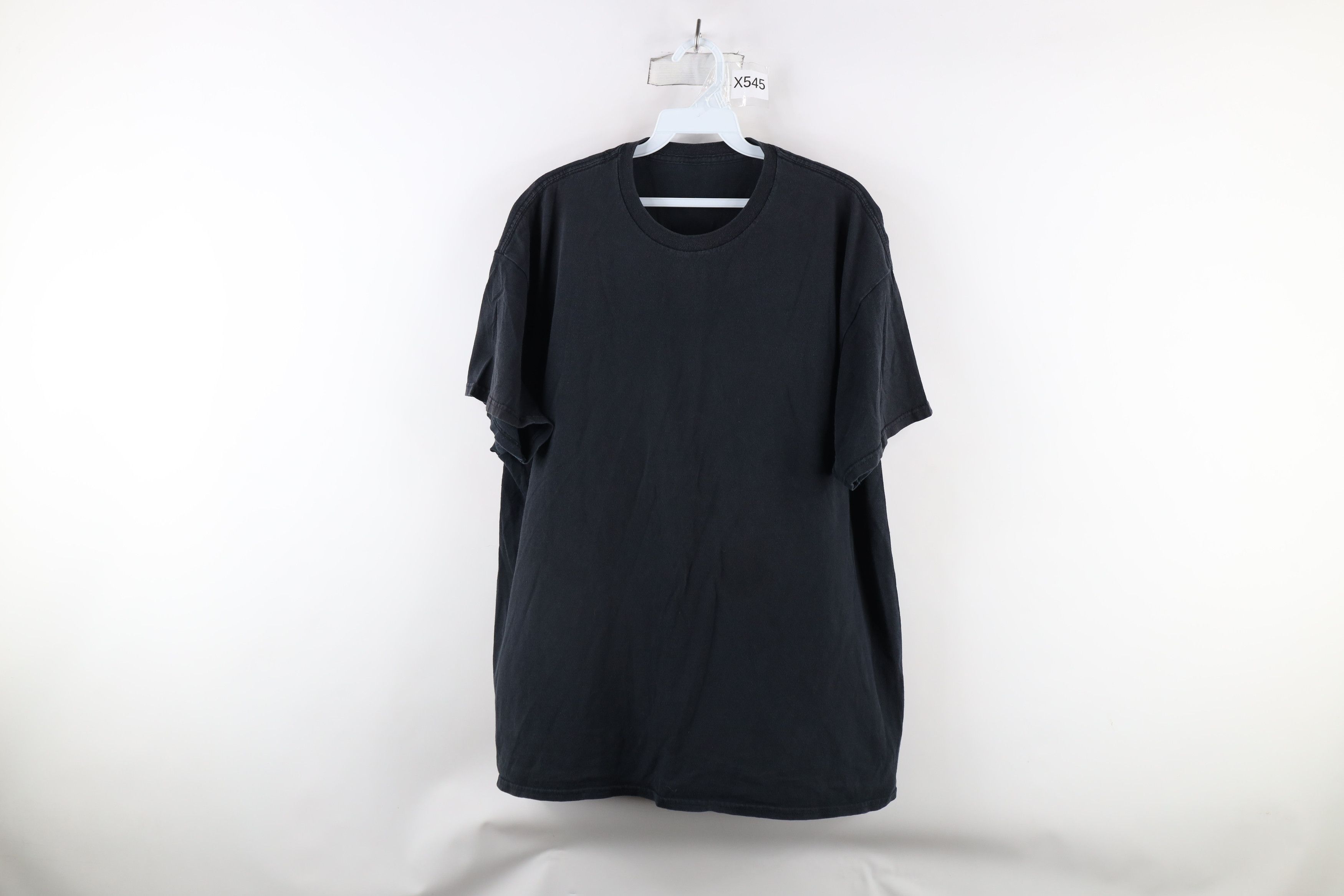 Vintage Vintage 90s Streetwear Short Sleeve T-Shirt Black Cotton Size US XL / EU 56 / 4 - 1 Thumbnail