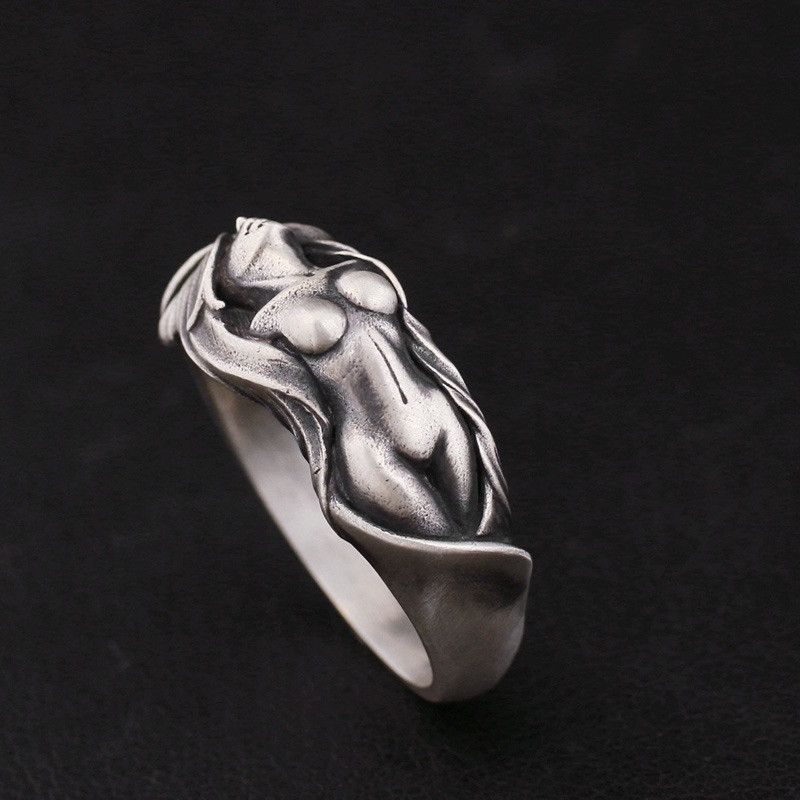 Jewelry Nude Women Retro Ring Size ONE SIZE - 1 Thumbnail