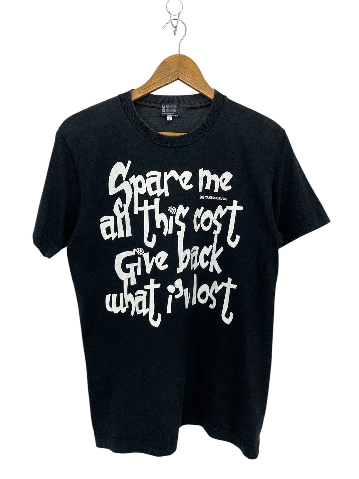 Takeo Kikuchi Faded Wording Spare Me by TK Size US S / EU 44-46 / 1 - 1 Thumbnail