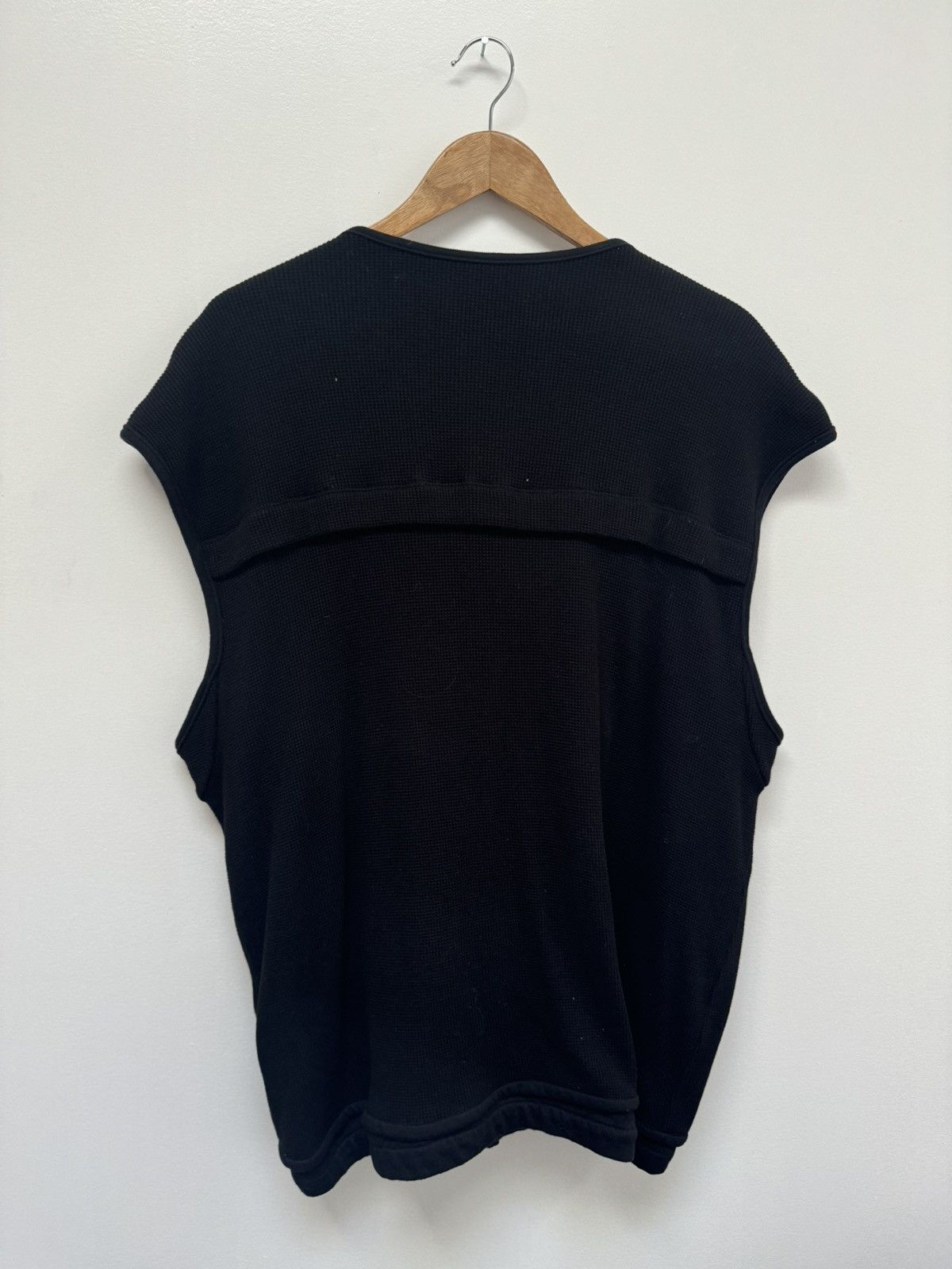Bryan Jimenez Black Ventilation Waffle Vest Size US L / EU 52-54 / 3 - 5 Thumbnail