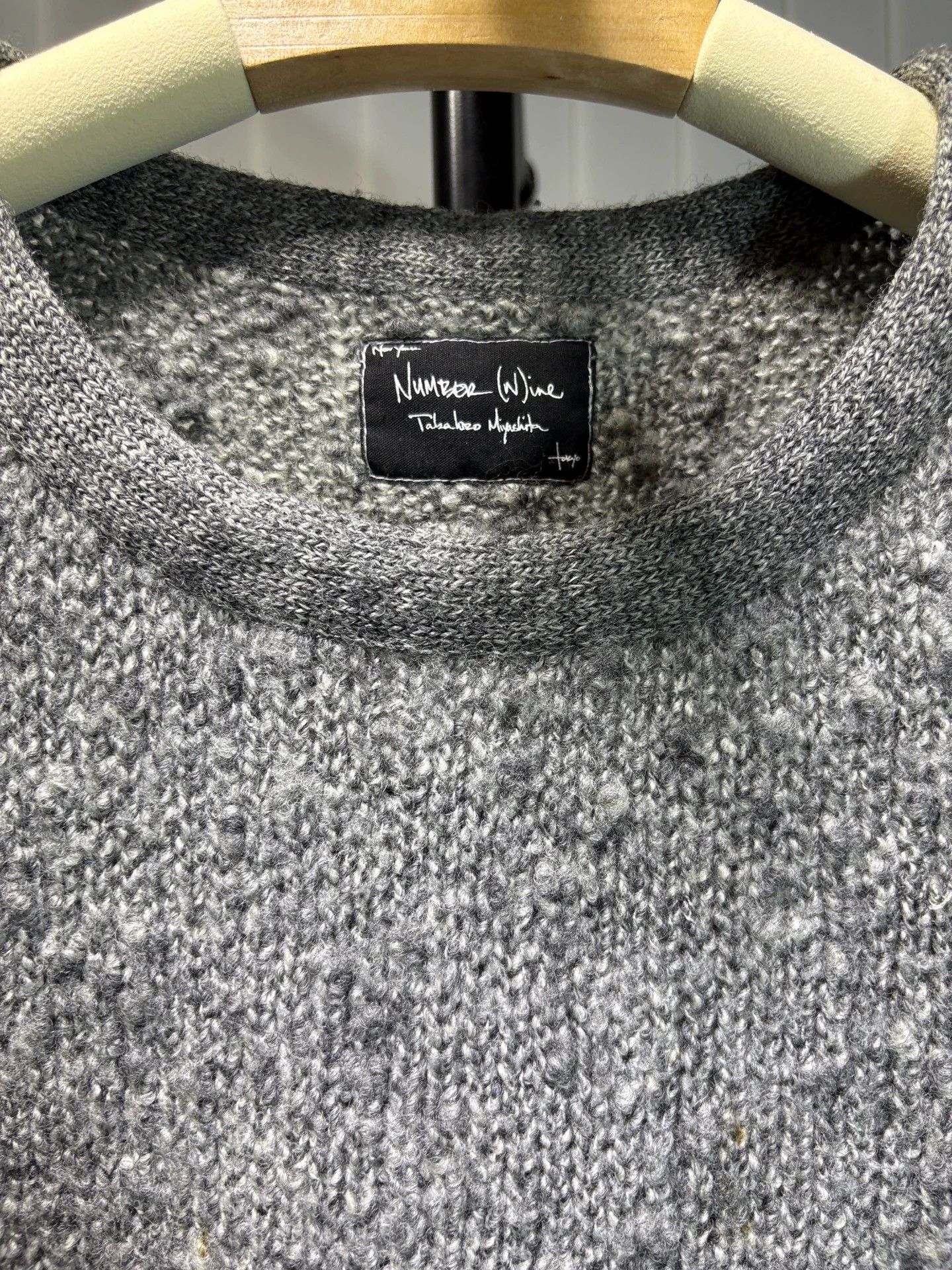 Number (N)ine Number (n)ine 09aw Court Style Wool Sweater Size US L / EU 52-54 / 3 - 4 Thumbnail