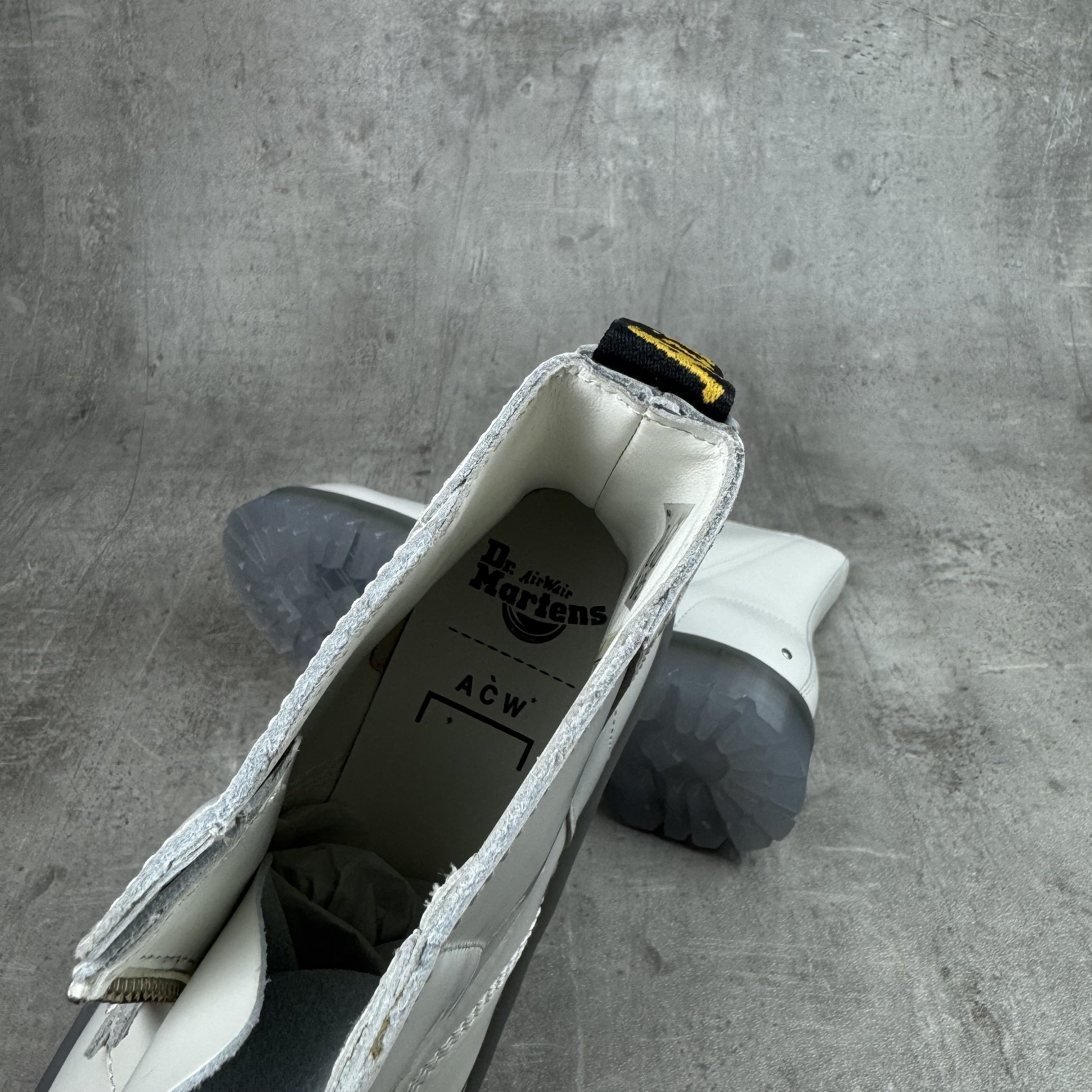 A-COLD-WALL* × Dr. Martens A COLD WALL ACW X DR DOC MARTENS B1460 BEX Boots Grey Size US 8 / EU 41 - 11 Thumbnail