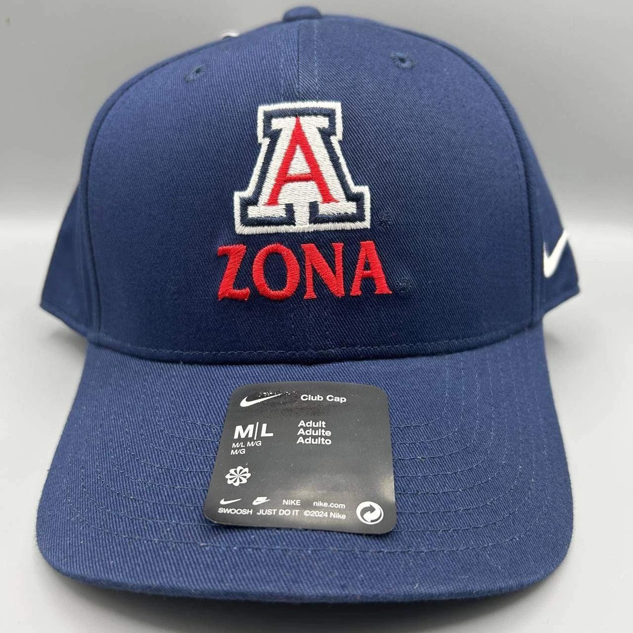 Nike Arizona Wildcats x Nike Club Hat M-L Strap Back Cap Cotton Size ONE SIZE - 1 Thumbnail