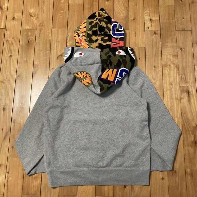 Bape BAPE CAMO Double Shark Full Zip Hoodie a bathing ape Size US L / EU 52-54 / 3 - 2 Thumbnail