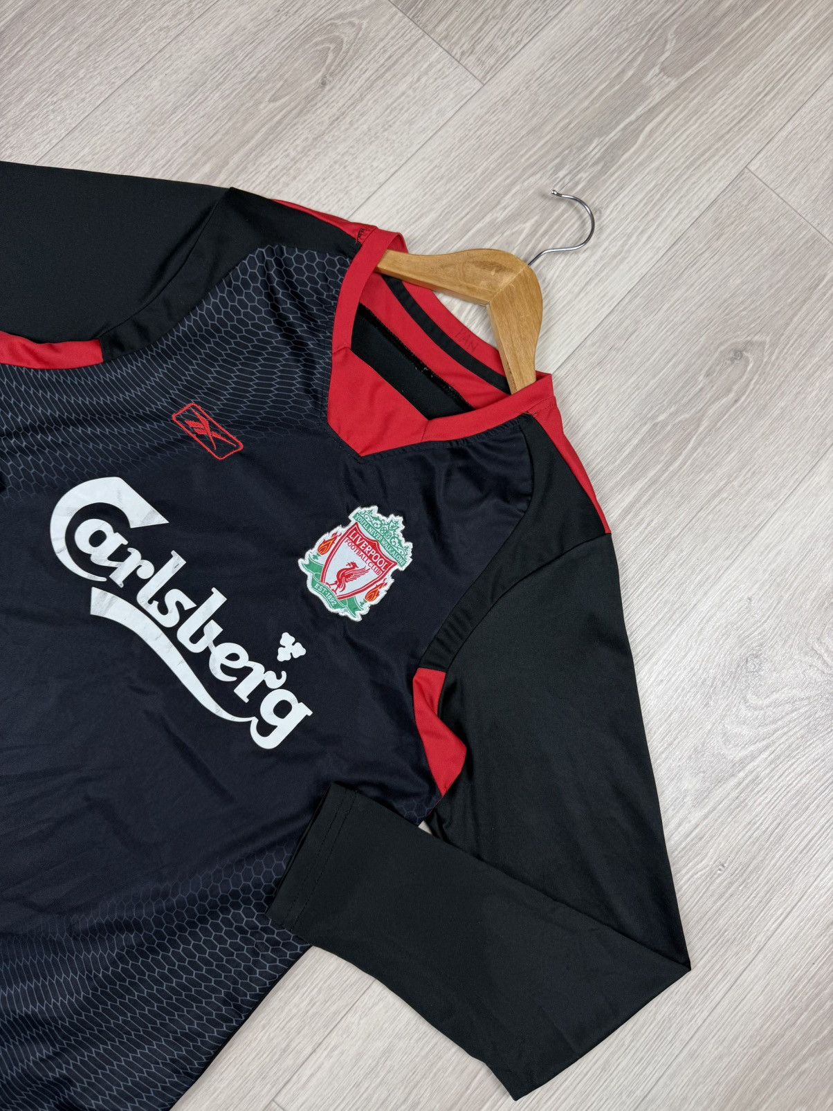 Reebok Vintage Reebok FC Liverpool Long Sleeve Jersey Carlsberg Size US S / EU 44-46 / 1 - 2 Thumbnail