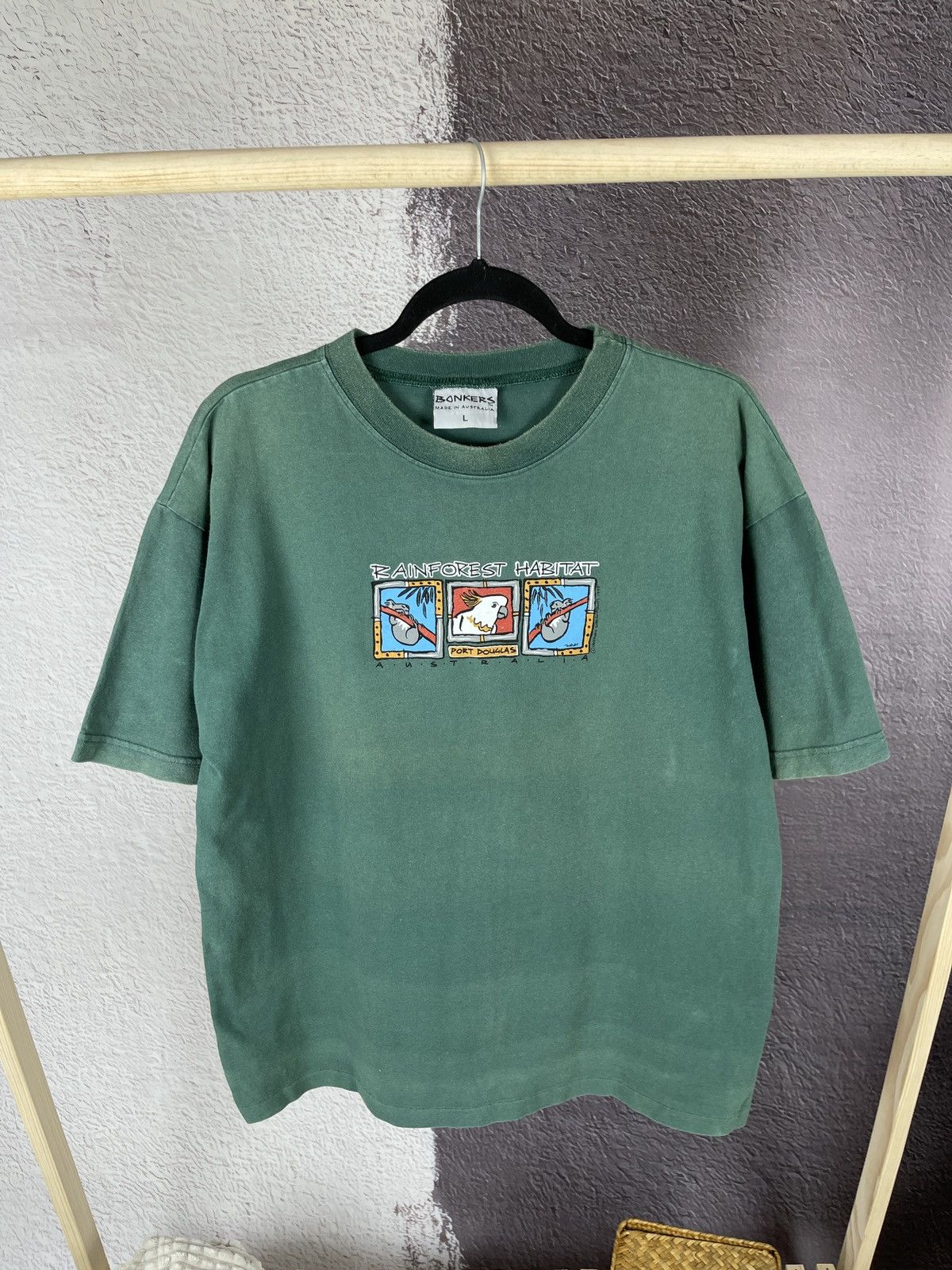 Vintage Bonkers made in Australia 1995 vintage freedom faded tee Size US L / EU 52-54 / 3 - 7 Thumbnail