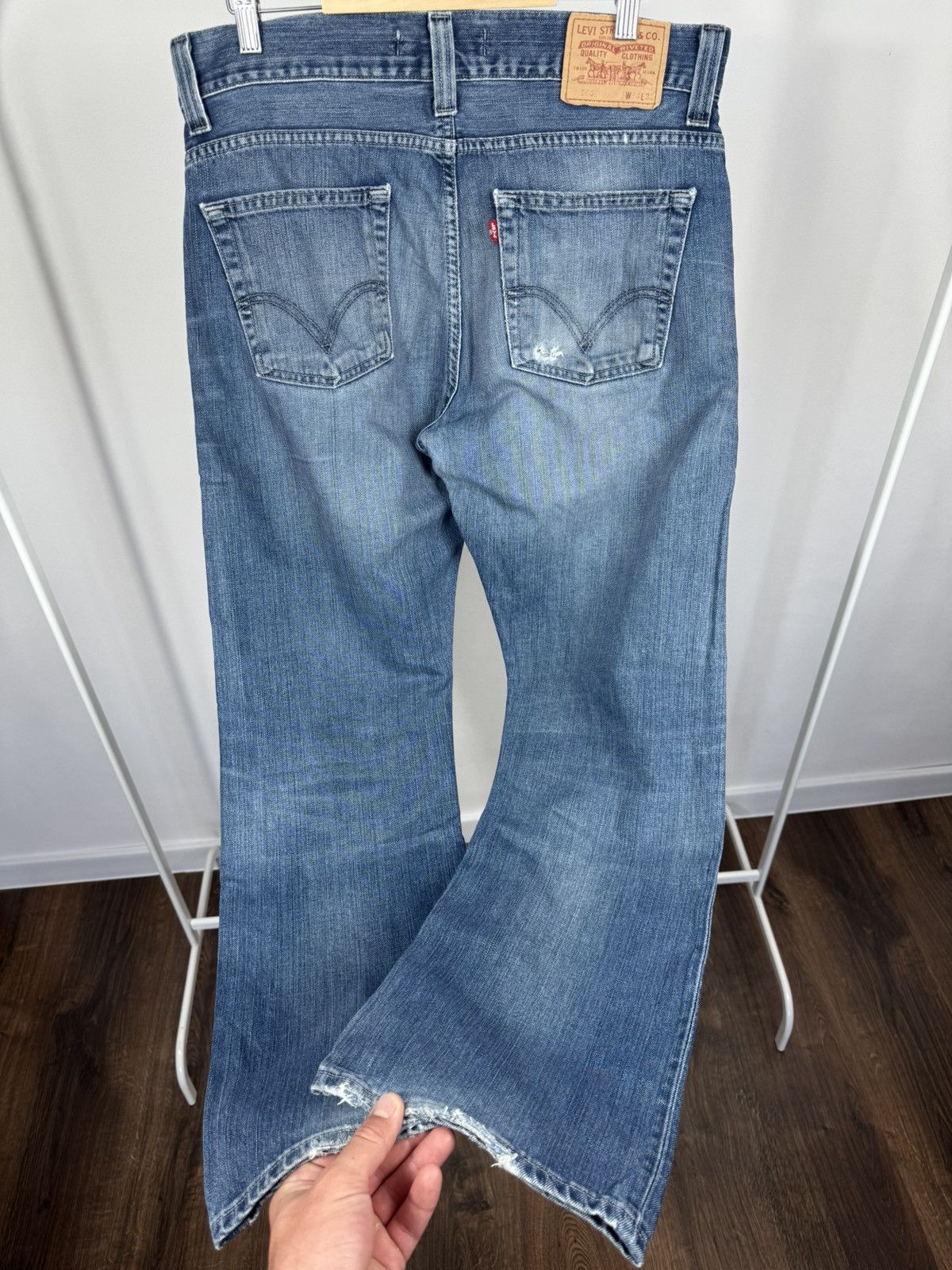 Levi's Levi’s 506 Standard Men’s Jeans W36 Faded Blue Denim Pants Size US 36 / EU 52 - 7 Thumbnail