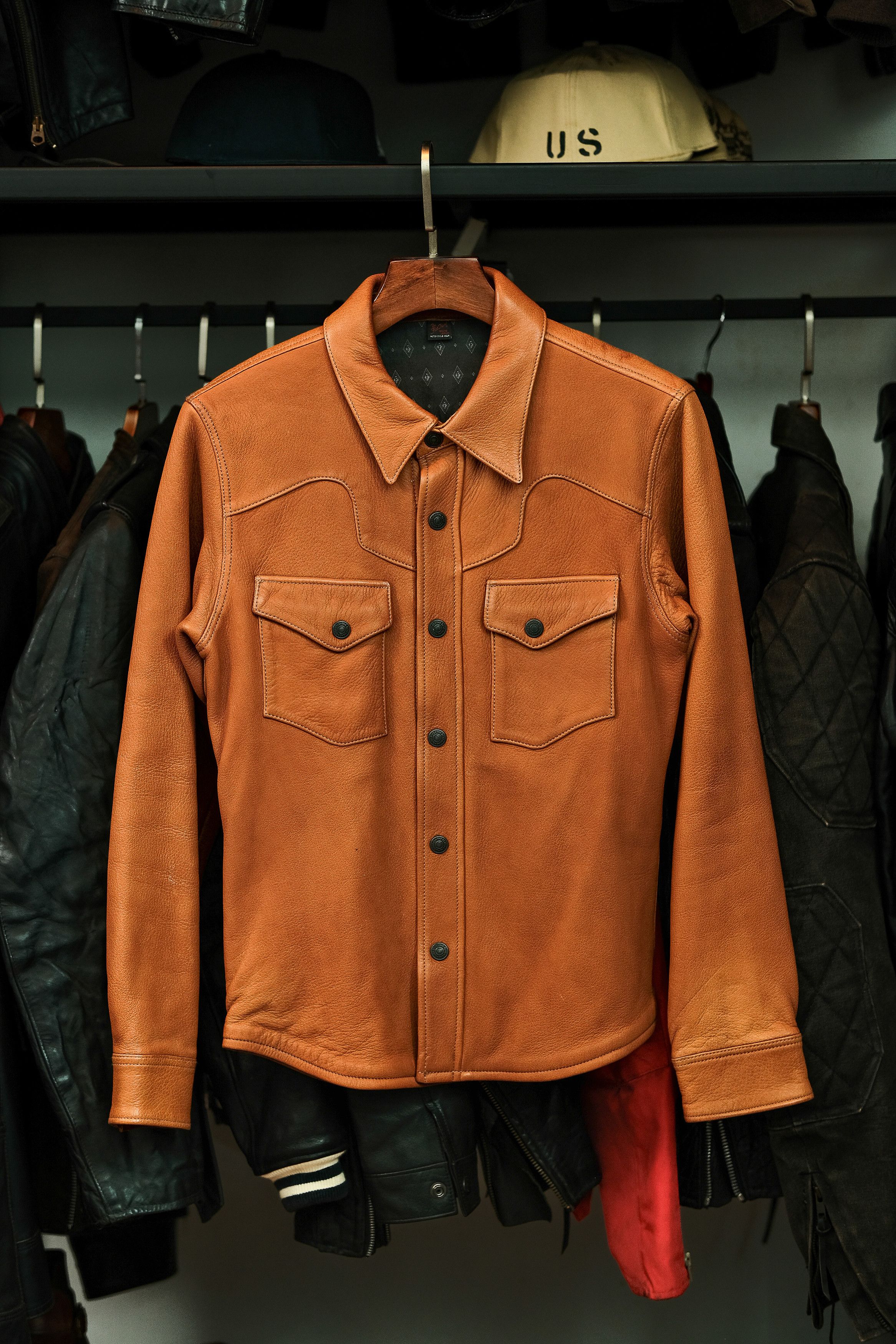 The Flat Head THE FLAT HEAD F-HLS001 Lined Horsehide Western Shirt Jacket |  Grailed