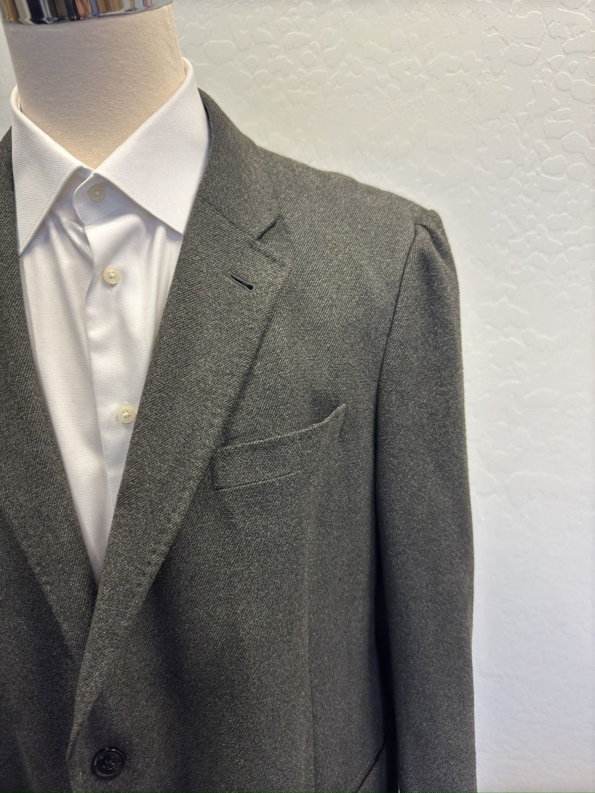 Armani Collezioni Armani Collezioni Textured Soft Polyester Jacket Size 46 R Size 46R - 2 Thumbnail