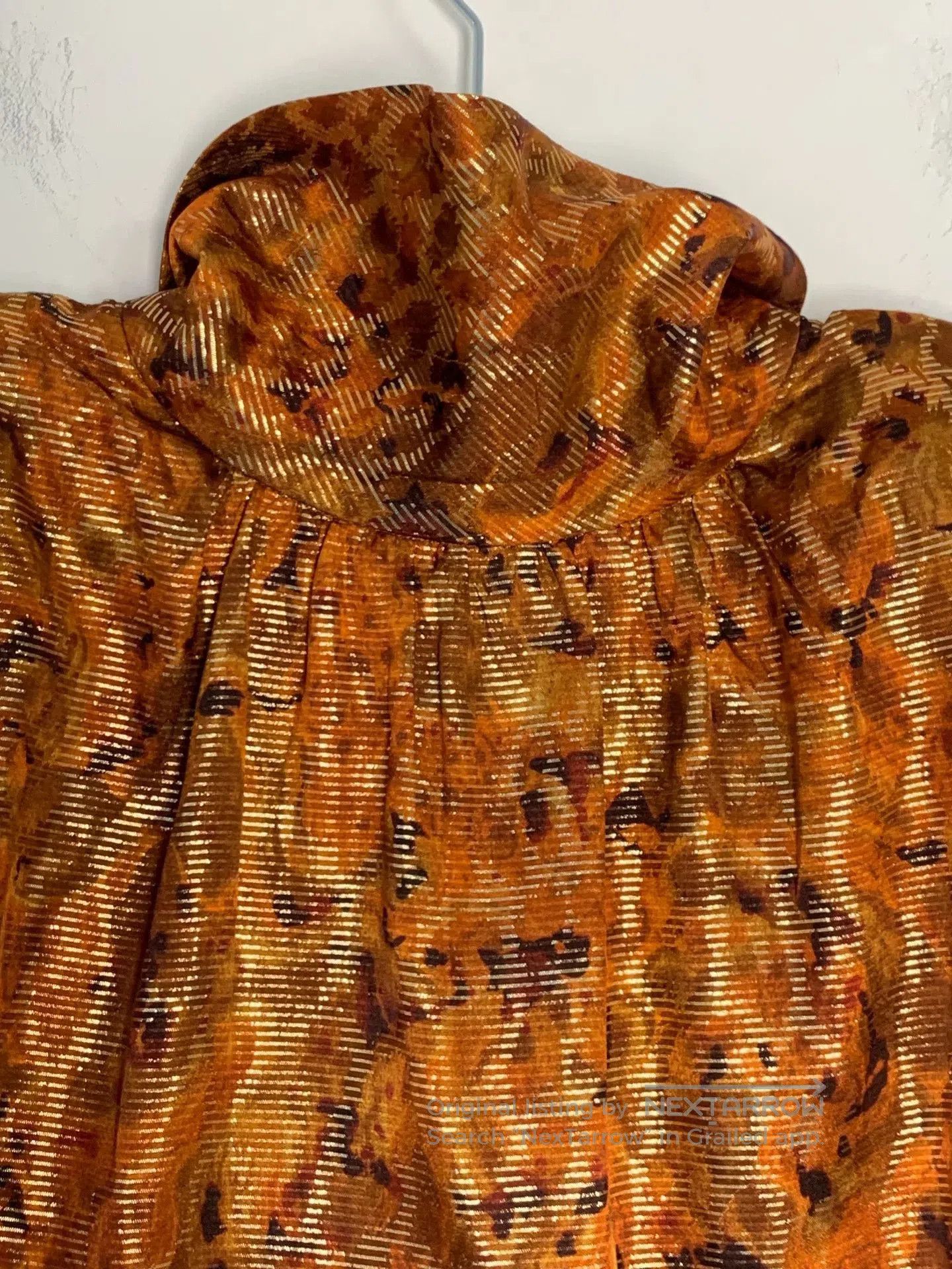 Yves Saint Laurent YSL Silk Shirt with Shoulder Pads. Size S / US 4 / IT 40 - 7 Thumbnail