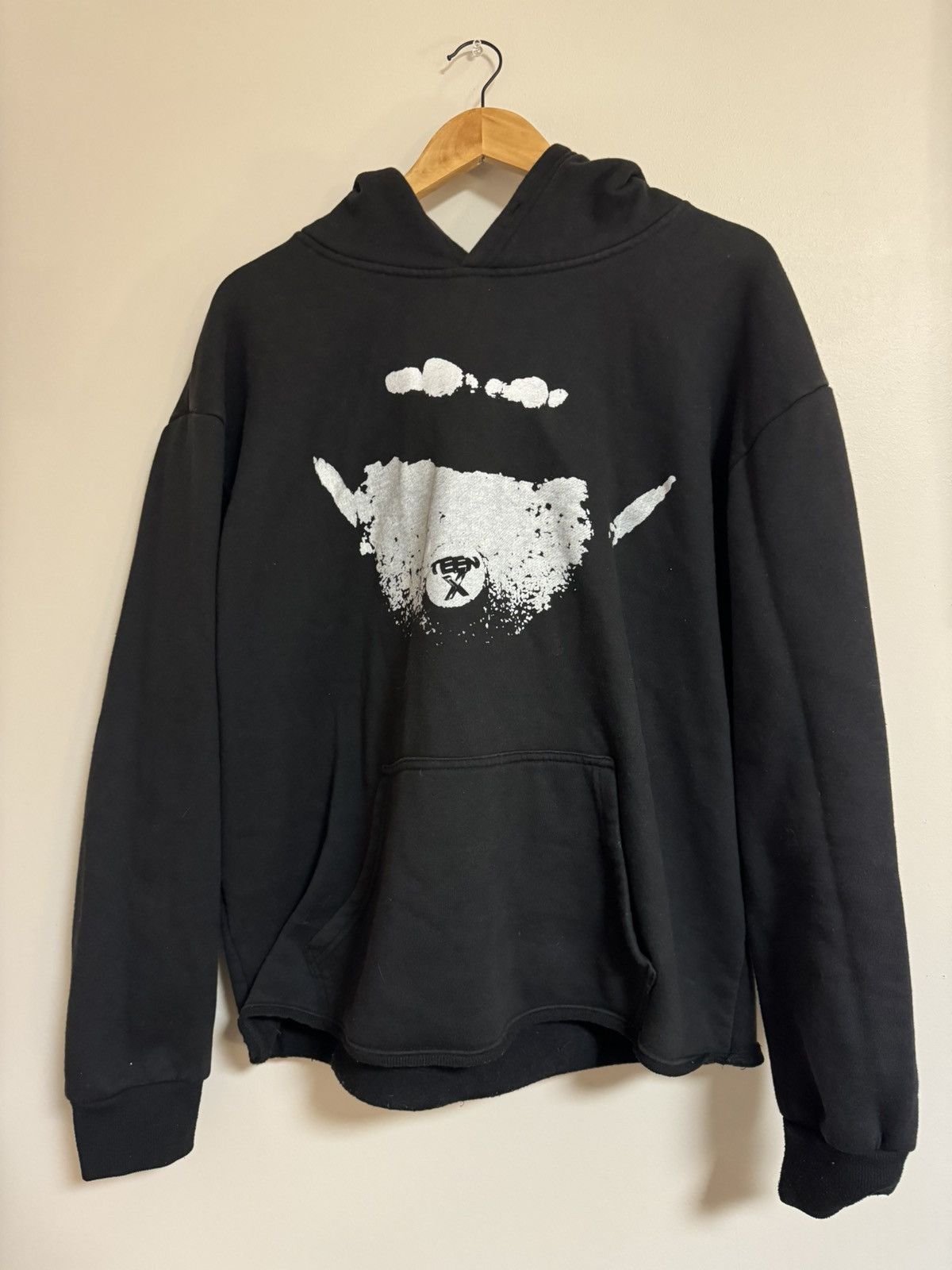 Image of Actual Hate x Ken Carson Teen X Ken Carson Hoodie in Black, Men's (Size XL)