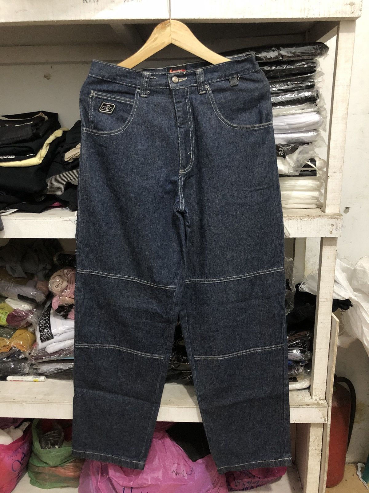 Japanese Brand Vintage Johnny Blaze Baggy Pants Size US 30 / EU 46 - 2 Thumbnail