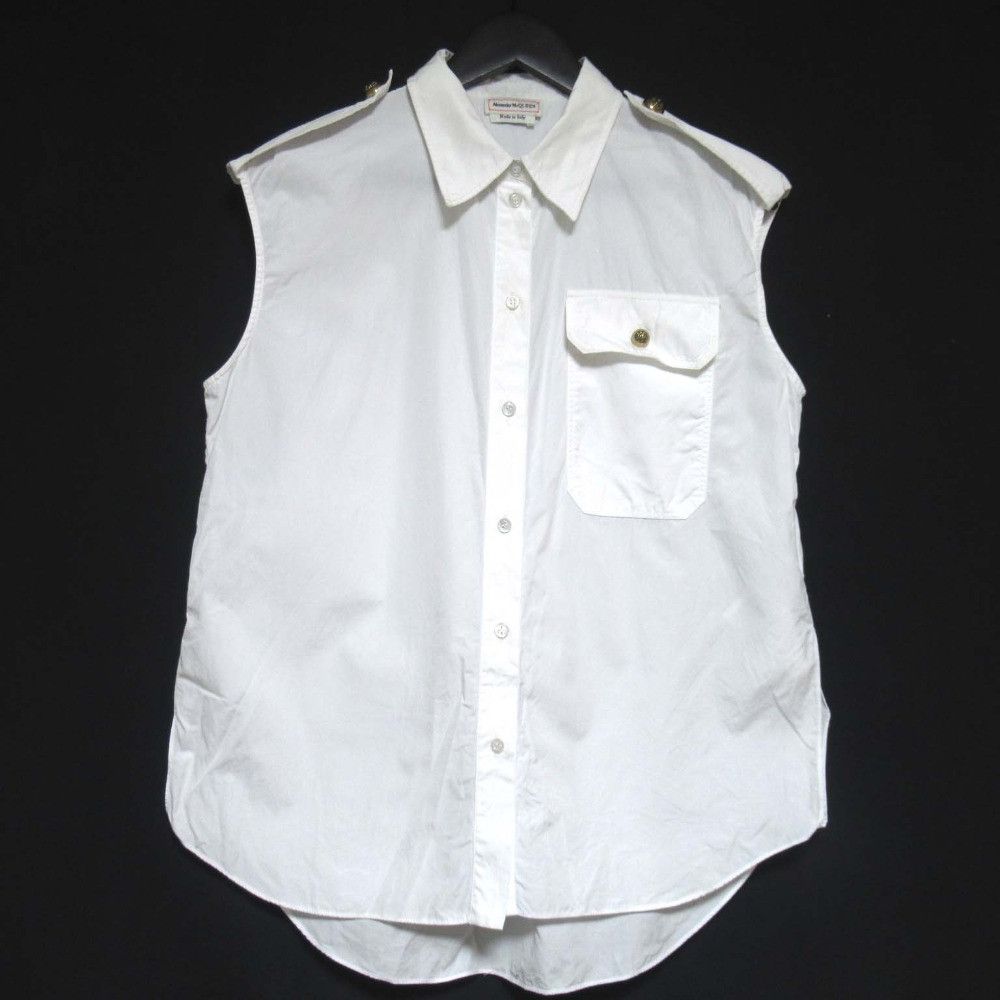 Alexander McQueen Alexander McQueen Alexander McQueen Sleeveless Blouse Others Tops DUTY FREE for USA Size ONE SIZE - 1 Thumbnail