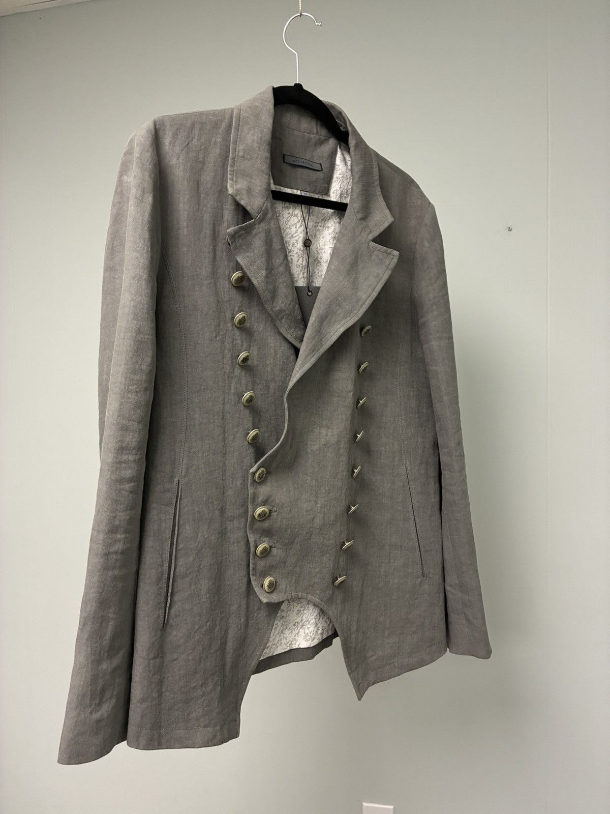 John Varvatos Linen Multibutton Jacket EU 48 USA 38 Size US M / EU 48-50 / 2 - 18 Thumbnail
