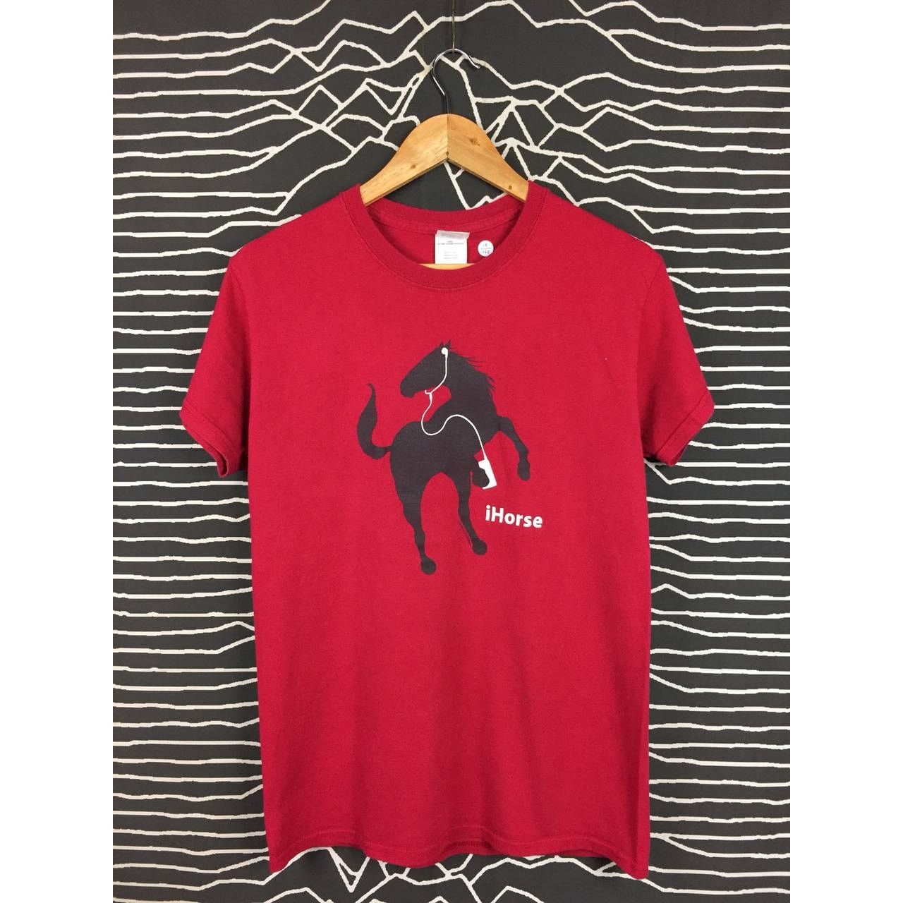 Gildan iHorse by Earth Sun Moon Apparel Funny Humor Tee Size S Size US S / EU 44-46 / 1 - 1 Thumbnail