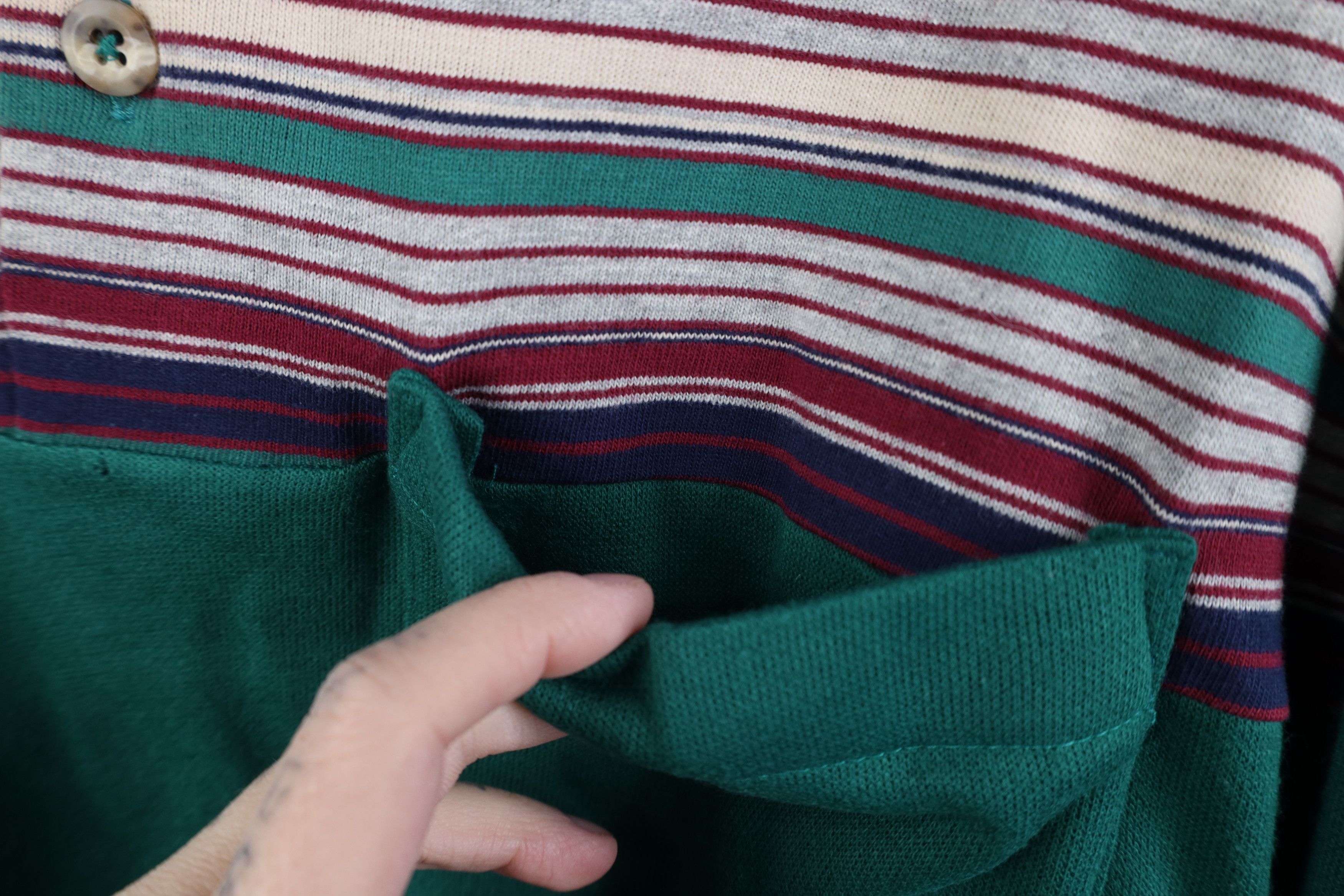 Vintage Vintage 90s Streetwear Lightweight Collared Sweatshirt USA Size US XL / EU 56 / 4 - 8 Thumbnail