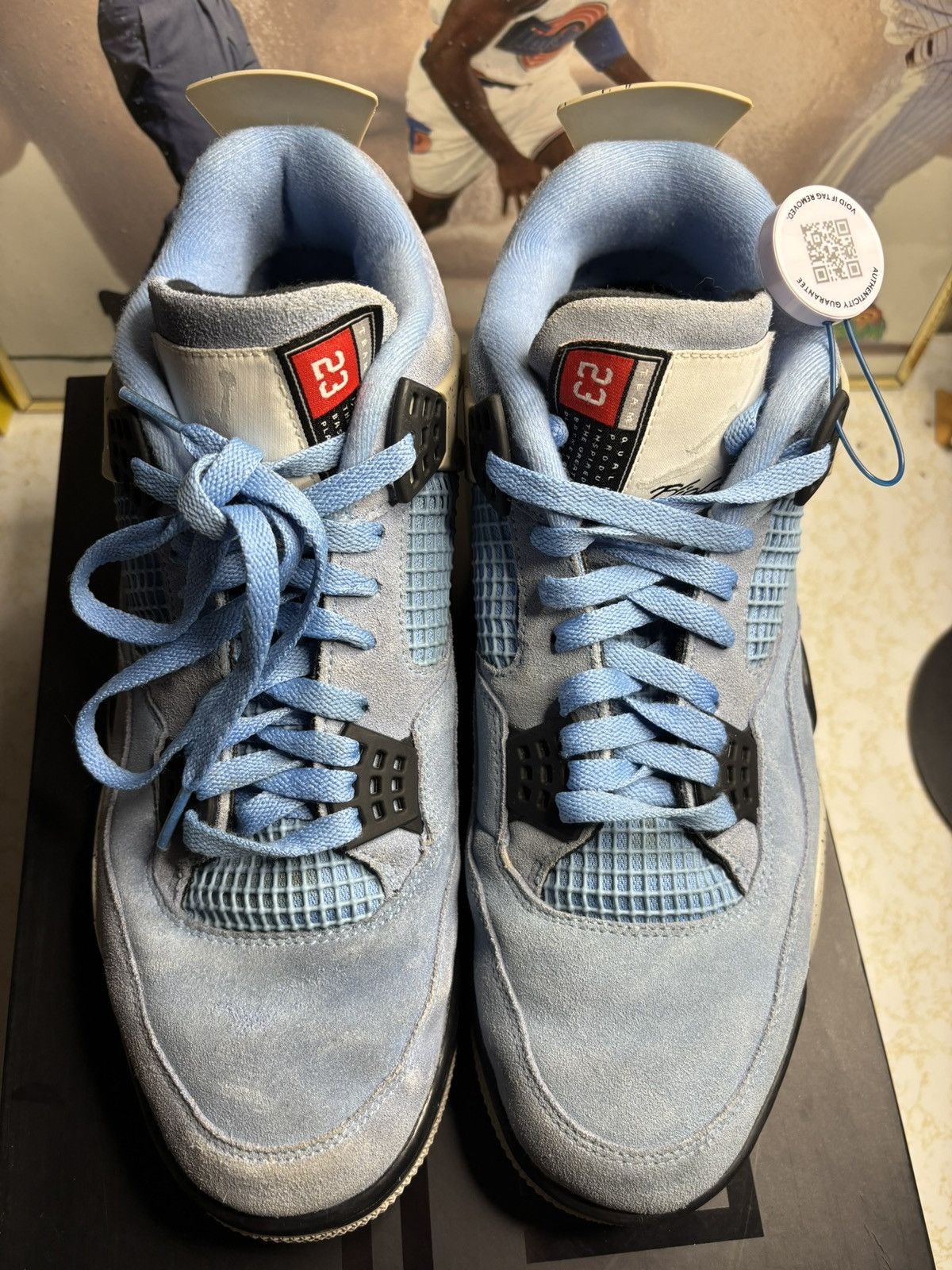 Jordan Brand Jordan Retro 4 “UNC” Size US 13 / EU 46 - 2 Thumbnail