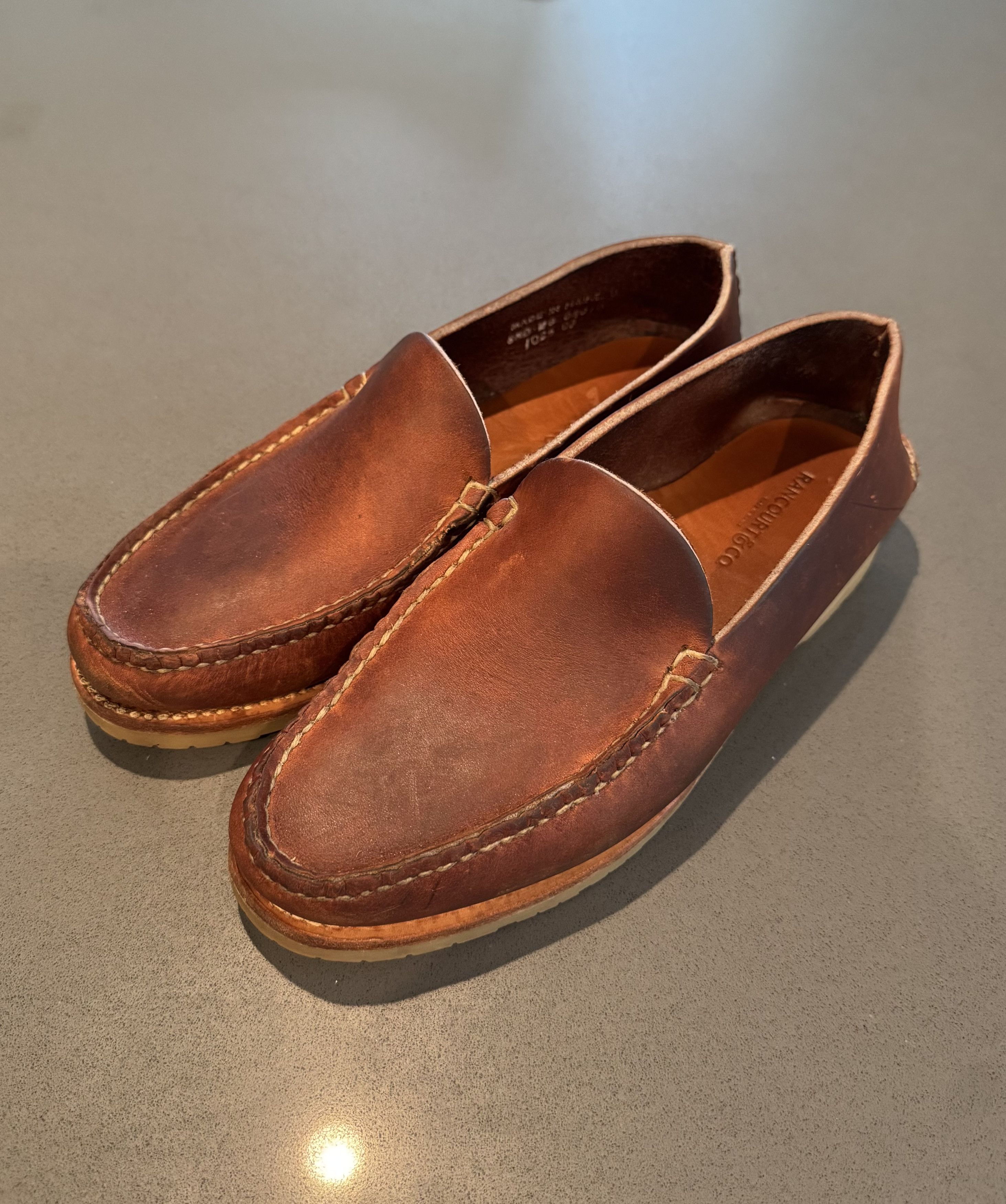 Moccasin Loafer In Chromepak Leather in Brown, Men's (Size 8.5) — image 2 of 6