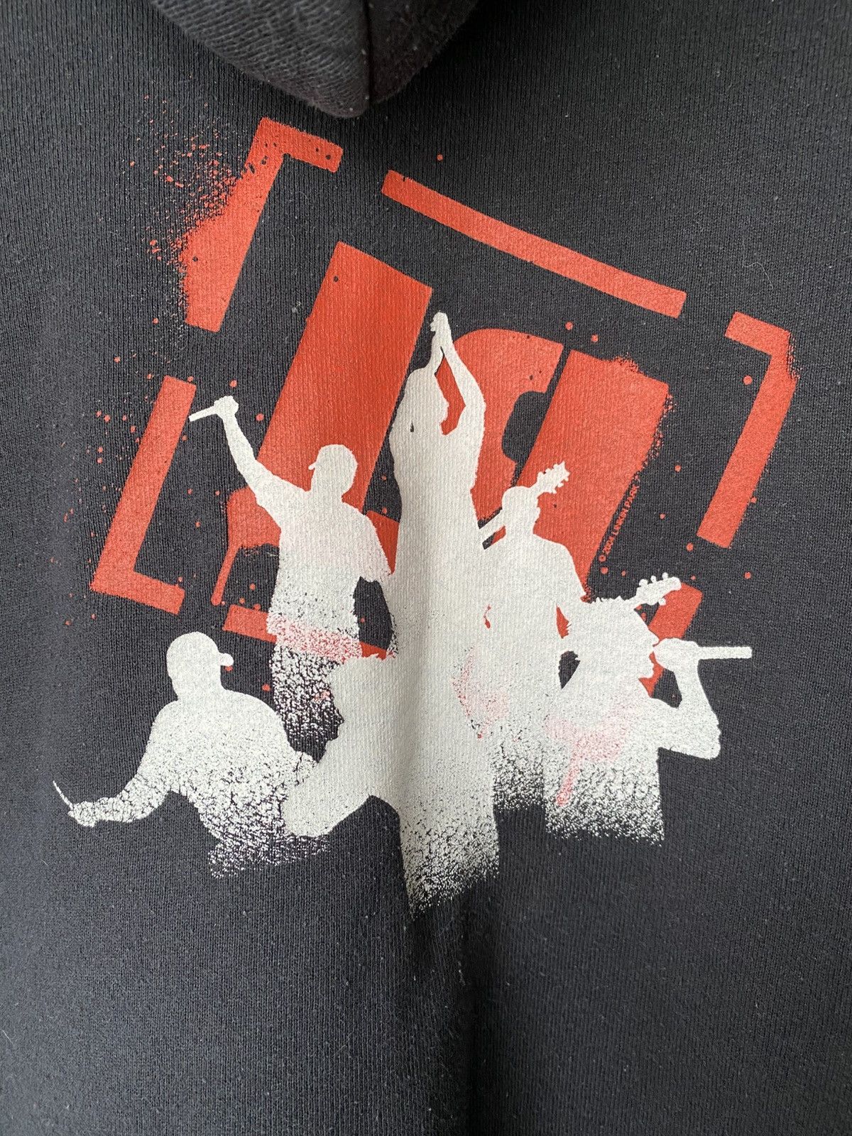 Fruit Of The Loom × Vintage Vintage Linkin Park 2004 Merch Black Hoodie Rock Metal XL Size US XL / EU 56 / 4 - 4 Thumbnail