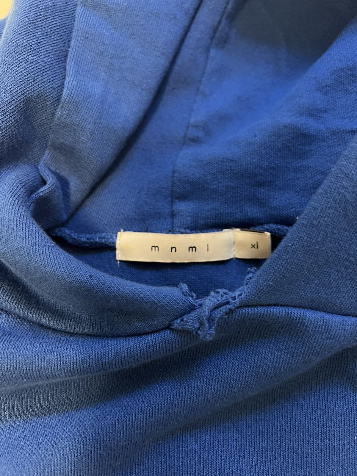MNML Blue Mnml Hoodie Size US XL / EU 56 / 4 - 2 Thumbnail