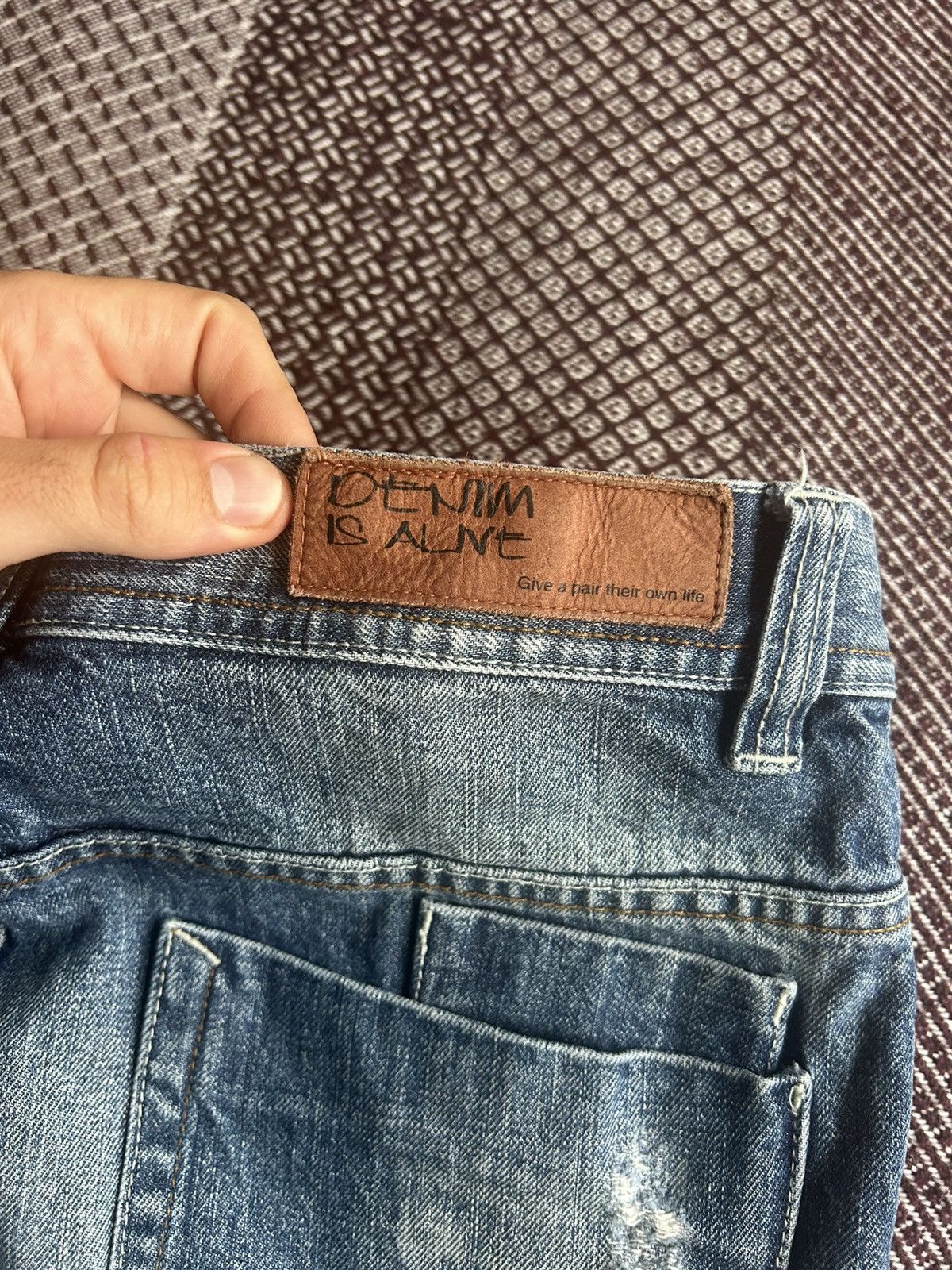 Japanese Brand Japanese Style Distressed Jeans Size 38 Women Faded Y2K Type Size 26" / US 2 / IT 38 - 5 Thumbnail