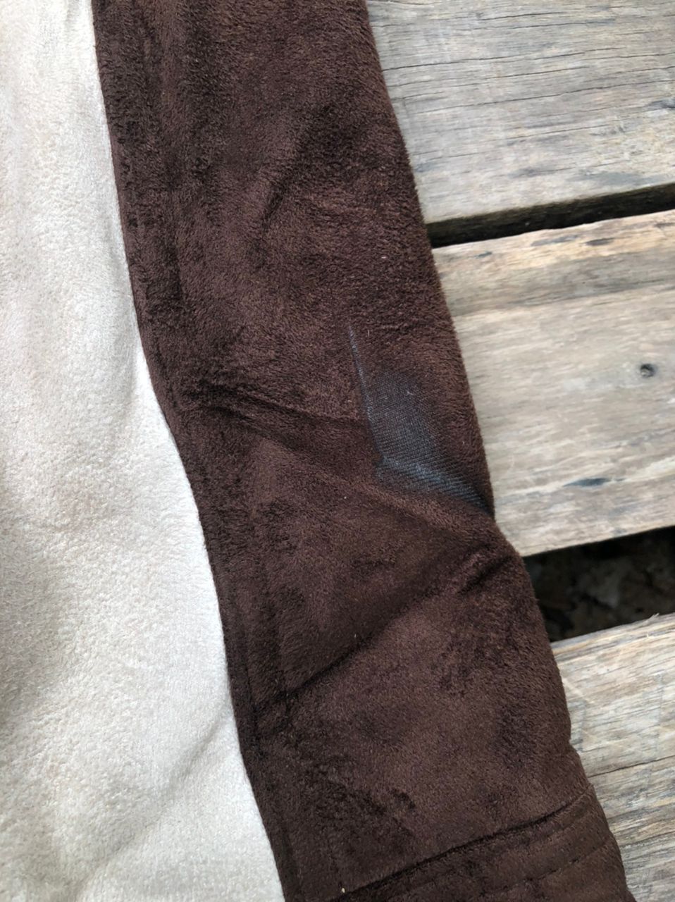 If Six Was Nine × Vintage Vintage Ville D'Espoir Leather Suede Faux Fur Jacket Size US M / EU 48-50 / 2 - 8 Thumbnail
