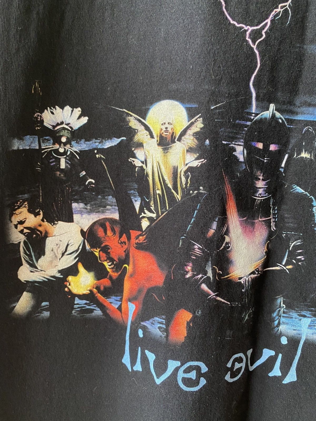 Band Tees × Black Sabbath × Vintage Black Sabbath Live Evil T-shirt Y2K Band tee Size US XL / EU 56 / 4 - 6 Thumbnail