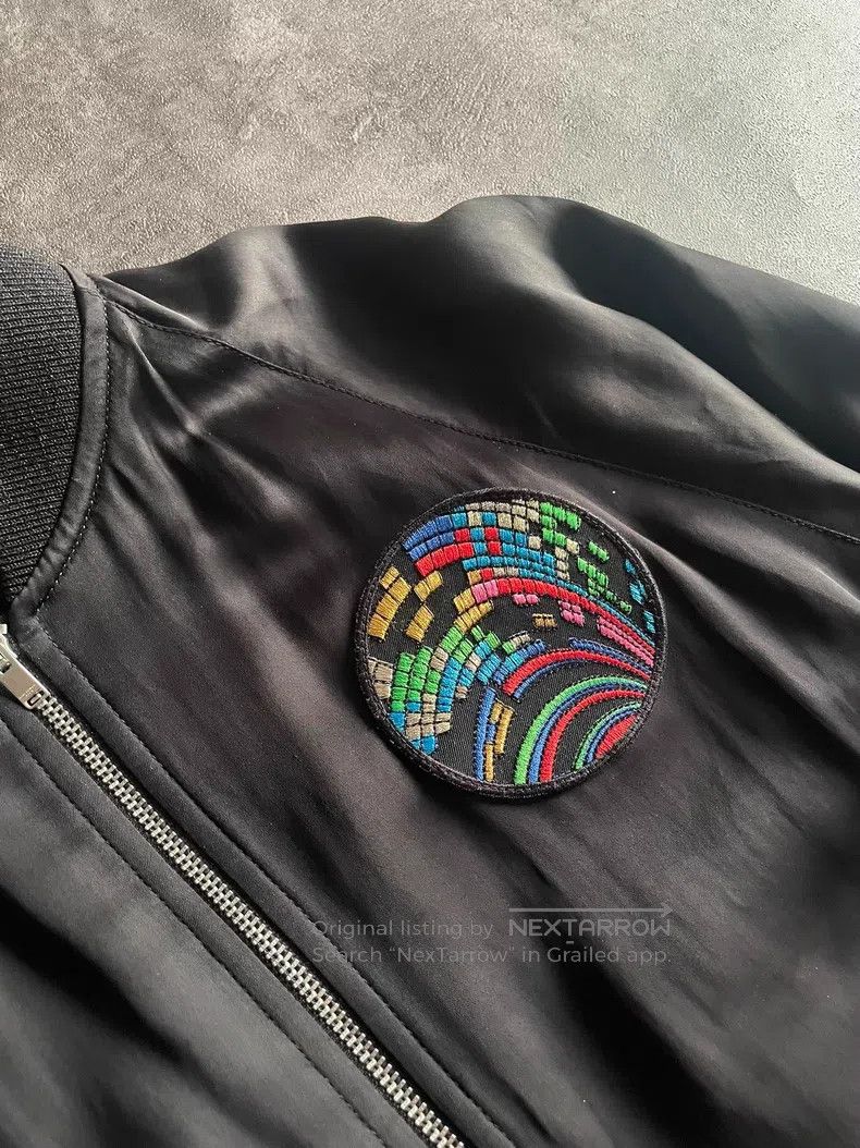 Saint Laurent Paris Saint Laurent Paris Shark Scale Silk Jacket Size US M / EU 48-50 / 2 - 3 Thumbnail