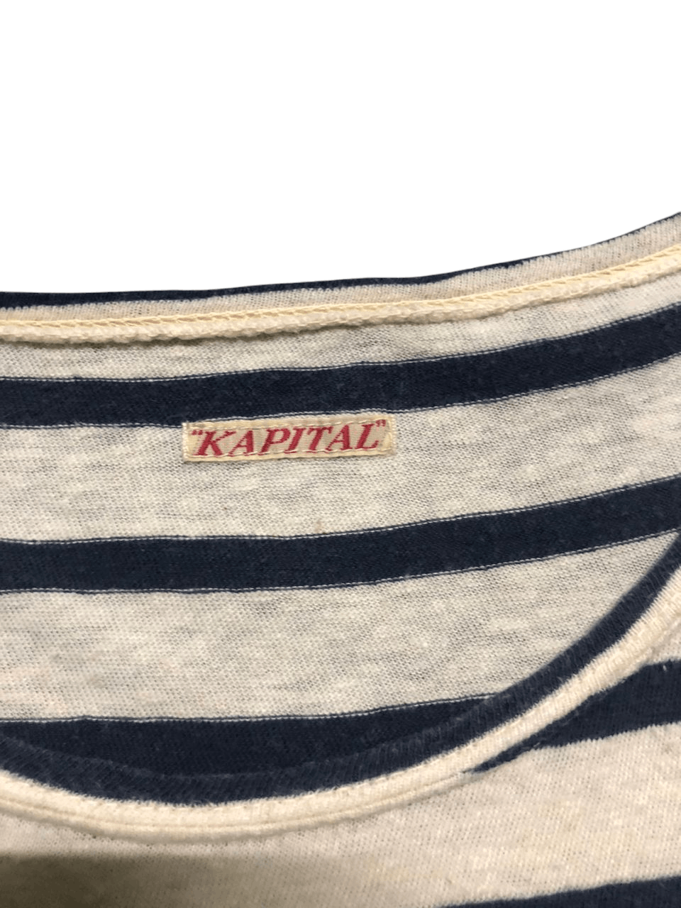 Kapital Kapital Stripes Sleeveless Cotton Rare Design Tee Saiz 0 Size S / US 4 / IT 40 - 12 Thumbnail