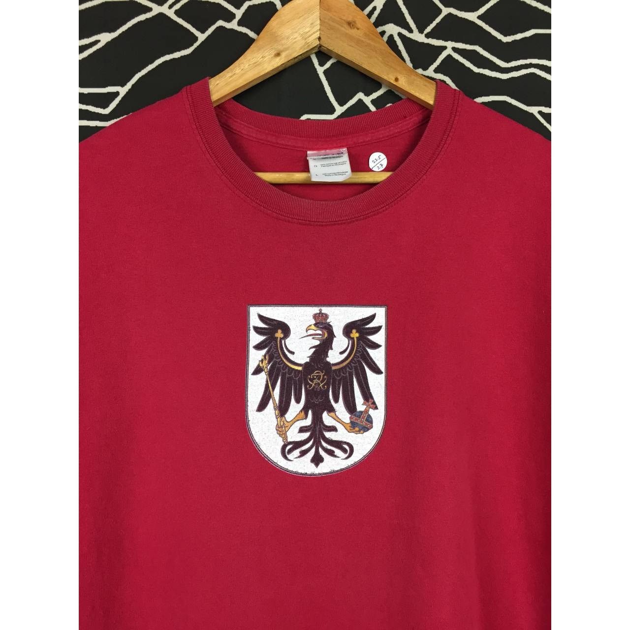 Gildan × Vintage Vtg Coat Of Arms Of The Kingdom of Prussia Crest Logo Tee Size US L / EU 52-54 / 3 - 3 Thumbnail