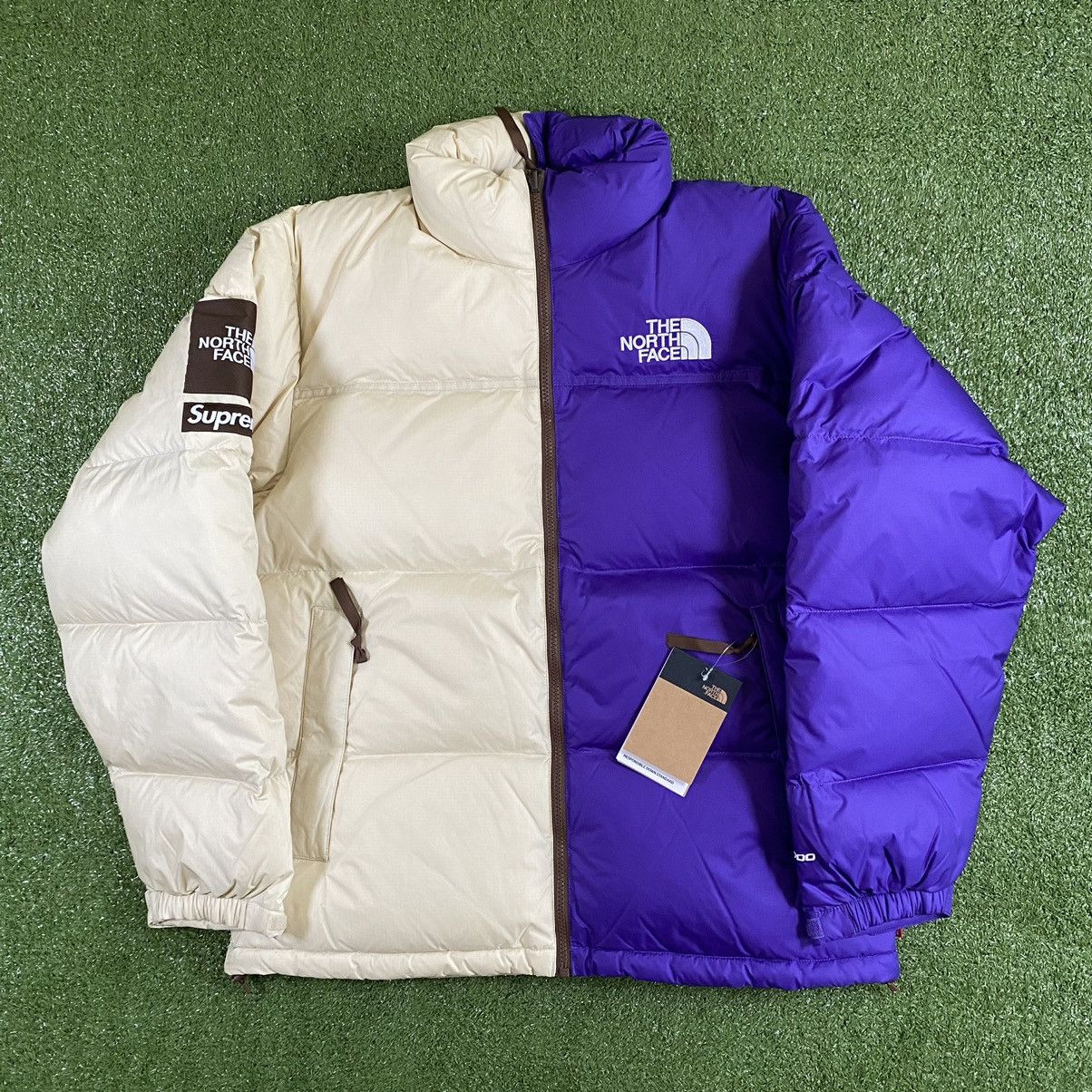 image of Supreme The North Face Split Nuptse Split Jacket, Men's (Size Medium)