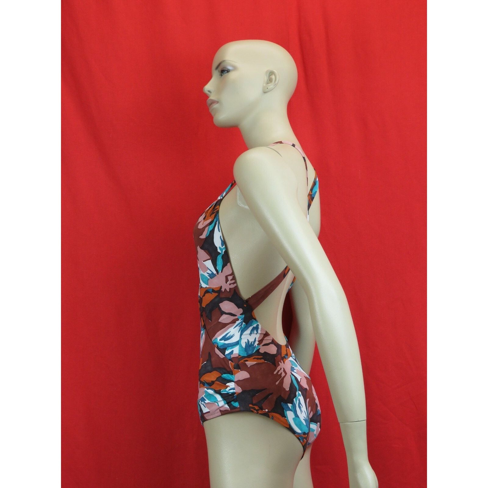Balenciaga BALENCIAGA MULTI COLOR FLORAL NYLON SWIMSUIT 38 ITALY $ 755 Size ONE SIZE - 6 Thumbnail