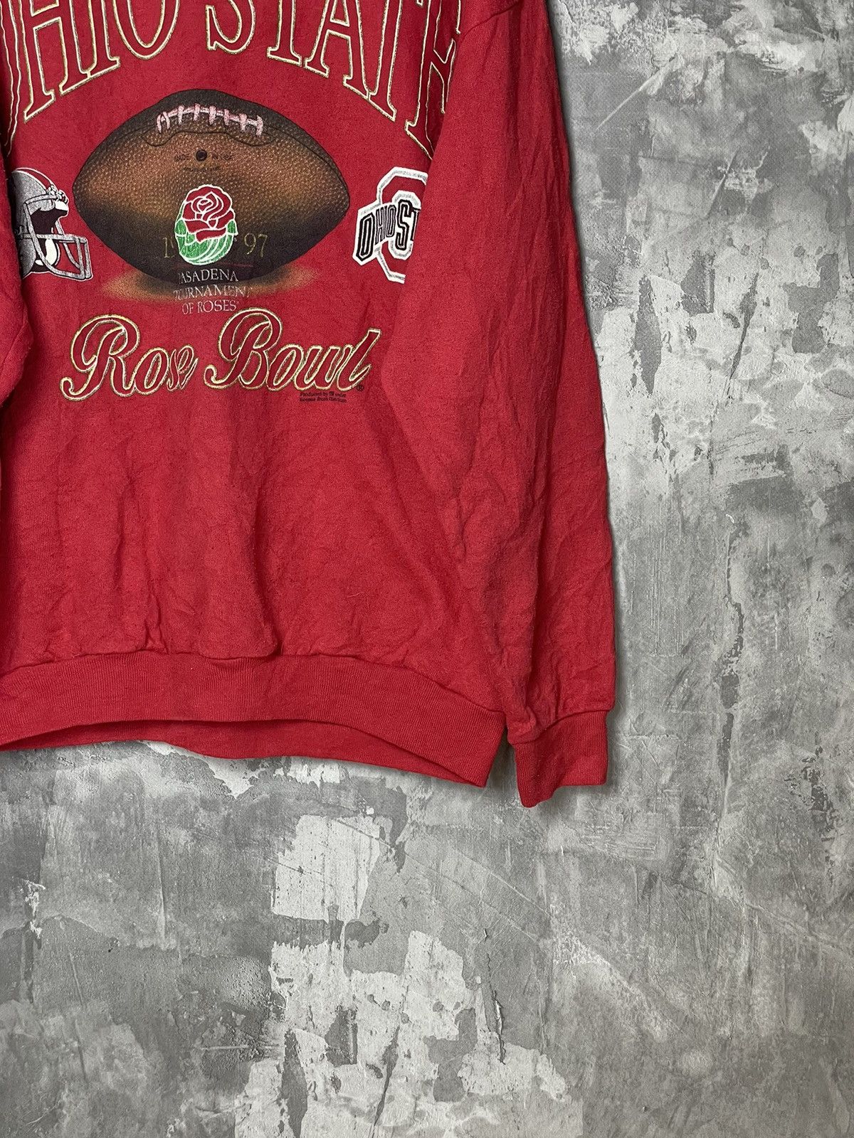 Vintage Vintage 90s Ohio State University college sweatshirt Size US L / EU 52-54 / 3 - 6 Thumbnail