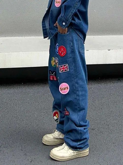 Japanese Brand Matsuda x Arai Patch Skate Baggy Denim Jeans Loose fit Size US 32 / EU 48 - 8 Thumbnail