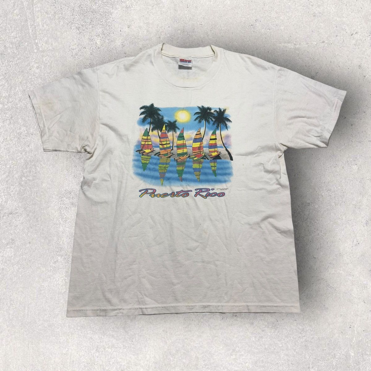 Hanes × Vintage Vintage Puerto Rico tee Size US L / EU 52-54 / 3 - 1 Thumbnail