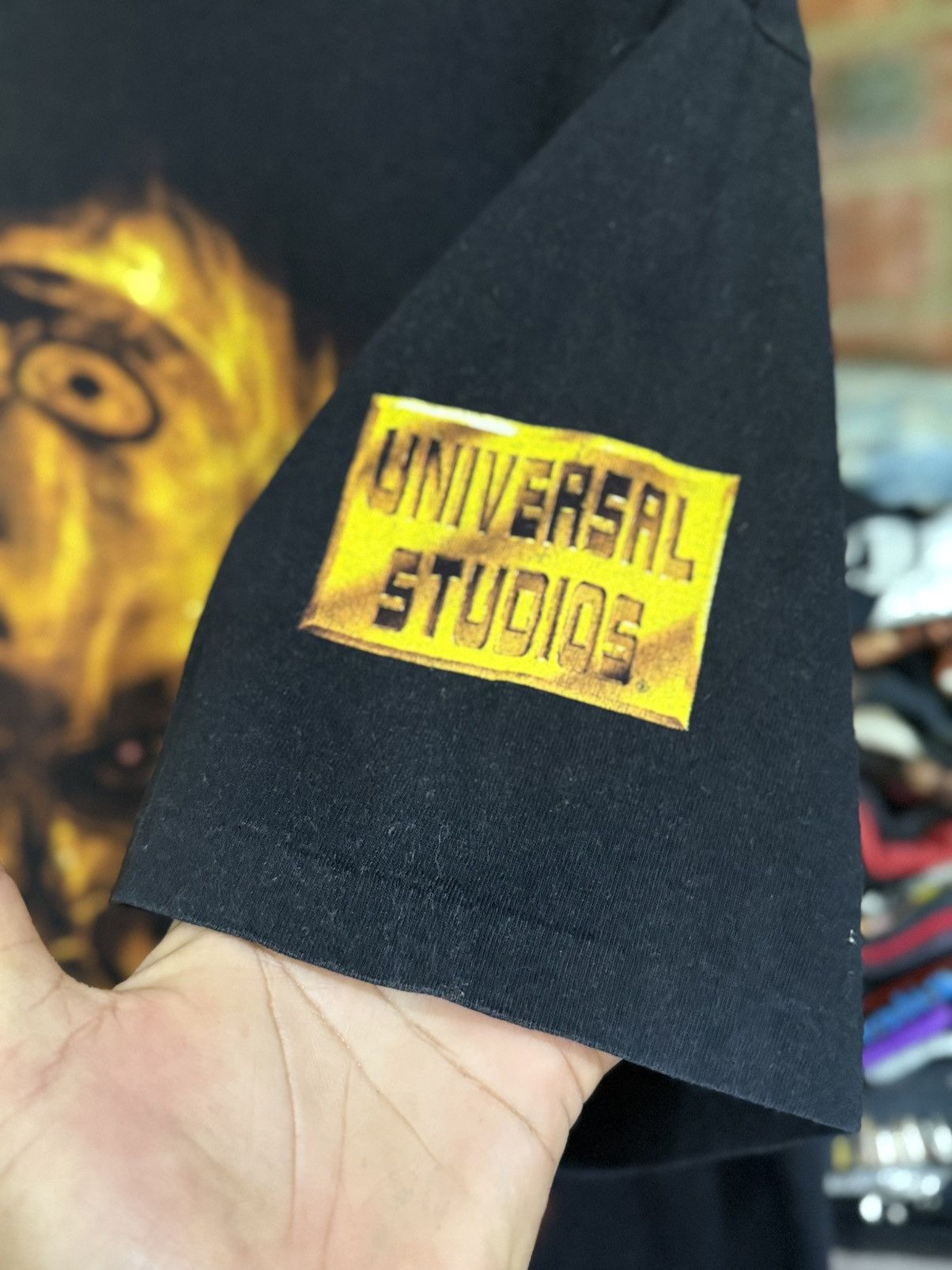 Expert Horror Vintage 90s Terminator 2 Movie Flame Faded Tee Size US L / EU 52-54 / 3 - 6 Thumbnail