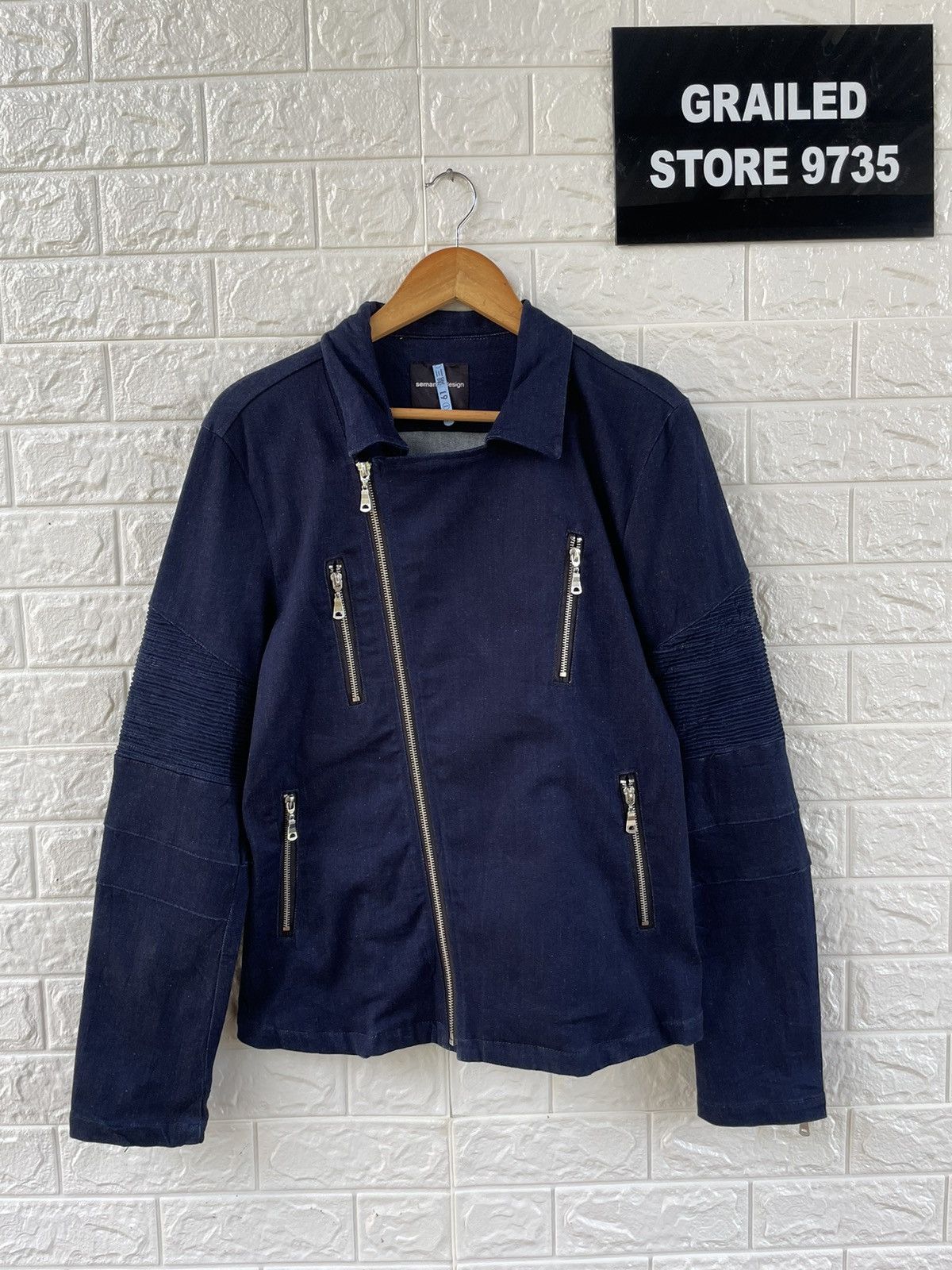 Japanese Brand Japanese Brand Semantic Design Denim Jacket Size US L / EU 52-54 / 3 - 1 Thumbnail