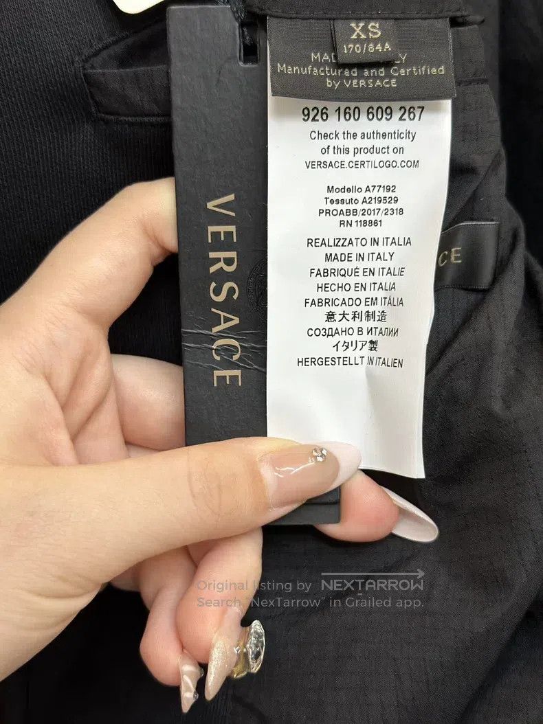 Versace Versace Black casual hoodie coat Size US XS / EU 42 / 0 - 7 Thumbnail