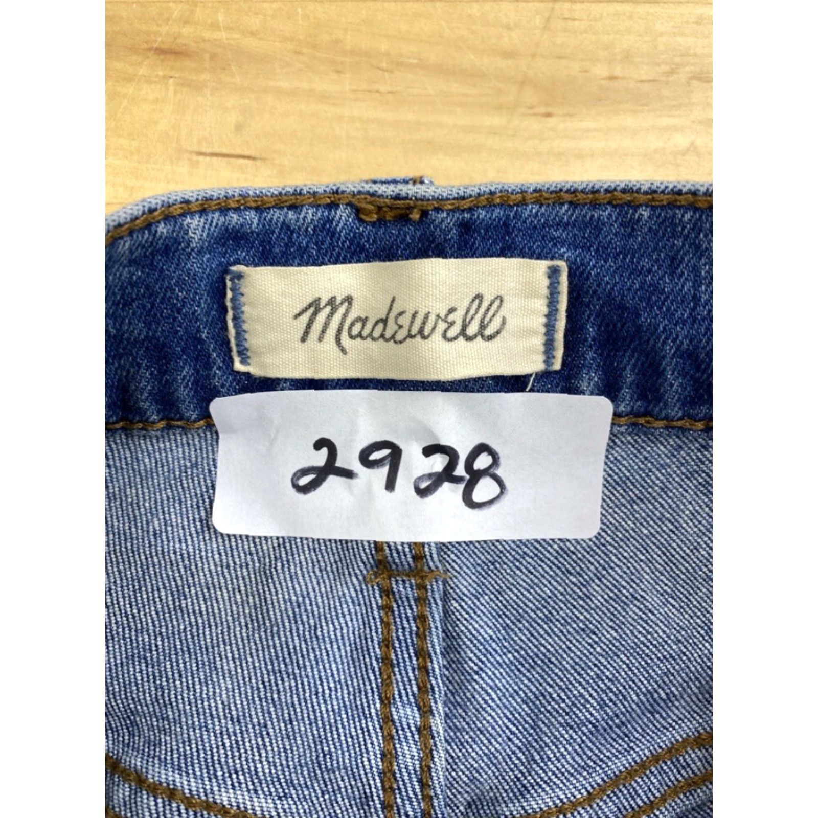 Madewell Madewell Jeans The Perfect Vintage Jean Blue Denim 29 Regular 5-Pocket Distressed Button Zip Belt Loops Size 29" - 5 Thumbnail