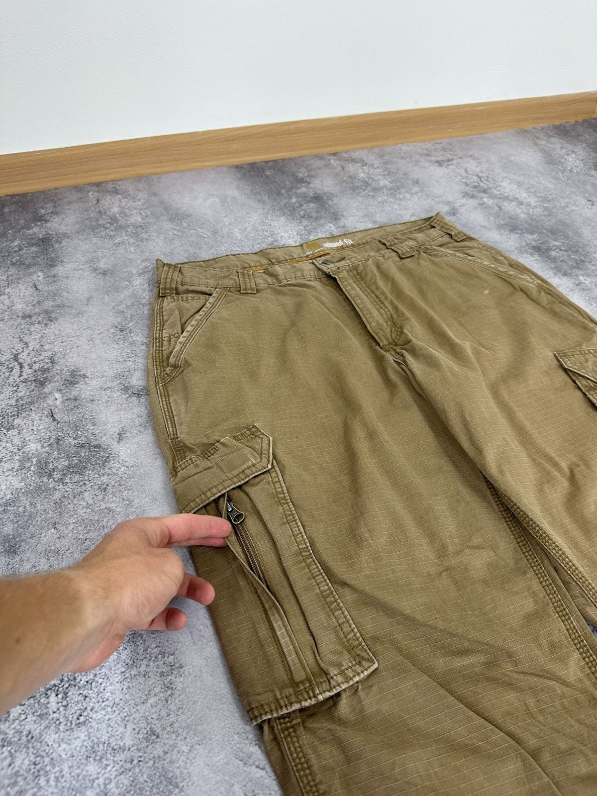 Carhartt Vintage Carhartt Cargo Force Utility Y2K Baggy Work Pants Size US 36 / EU 52 - 11 Thumbnail