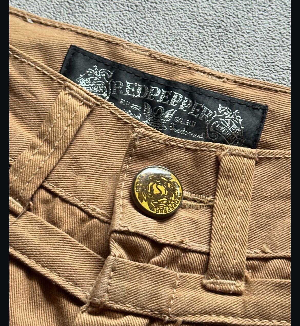 If Six Was Nine 2000s Red Pepper Special Edition Double Waist Jeans y2k Lgb Size US 30 / EU 46 - 6 Thumbnail