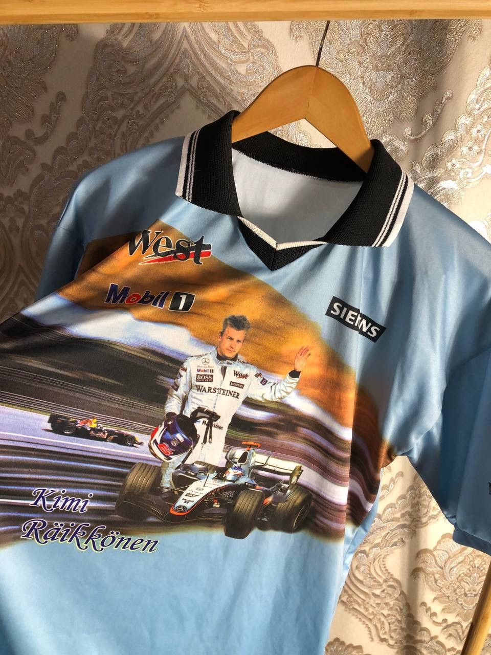 Formula 1 VERY RARE MERCEDES BENZ KIMI RAIKKONEN RACING T-SHIRT NASCAR Size US S / EU 44-46 / 1 - 4 Thumbnail