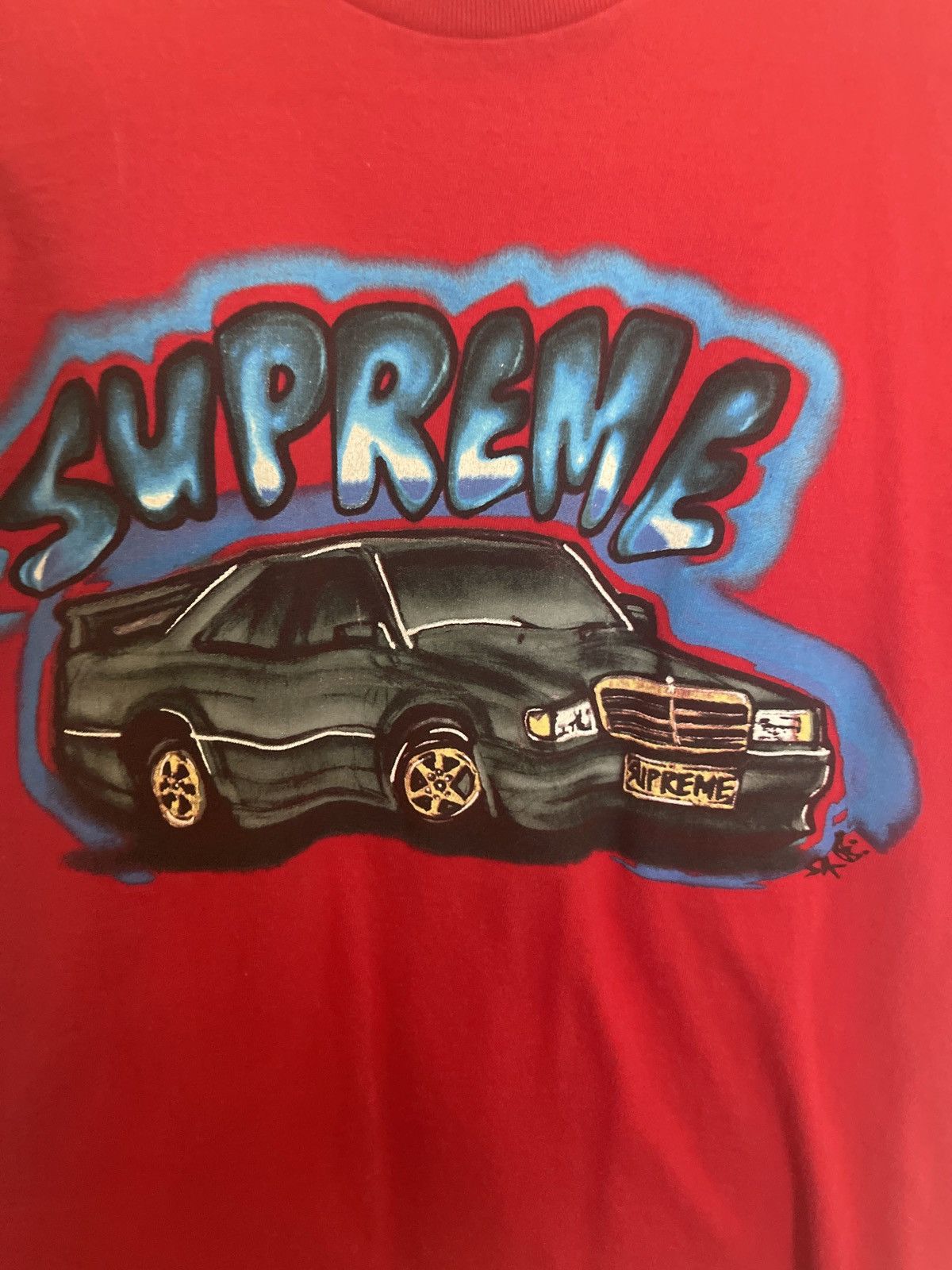Supreme Supreme 190E Mercedes Benz T-Shirt Size M Spring/Summer 2014 Size US M / EU 48-50 / 2 - 2 Thumbnail