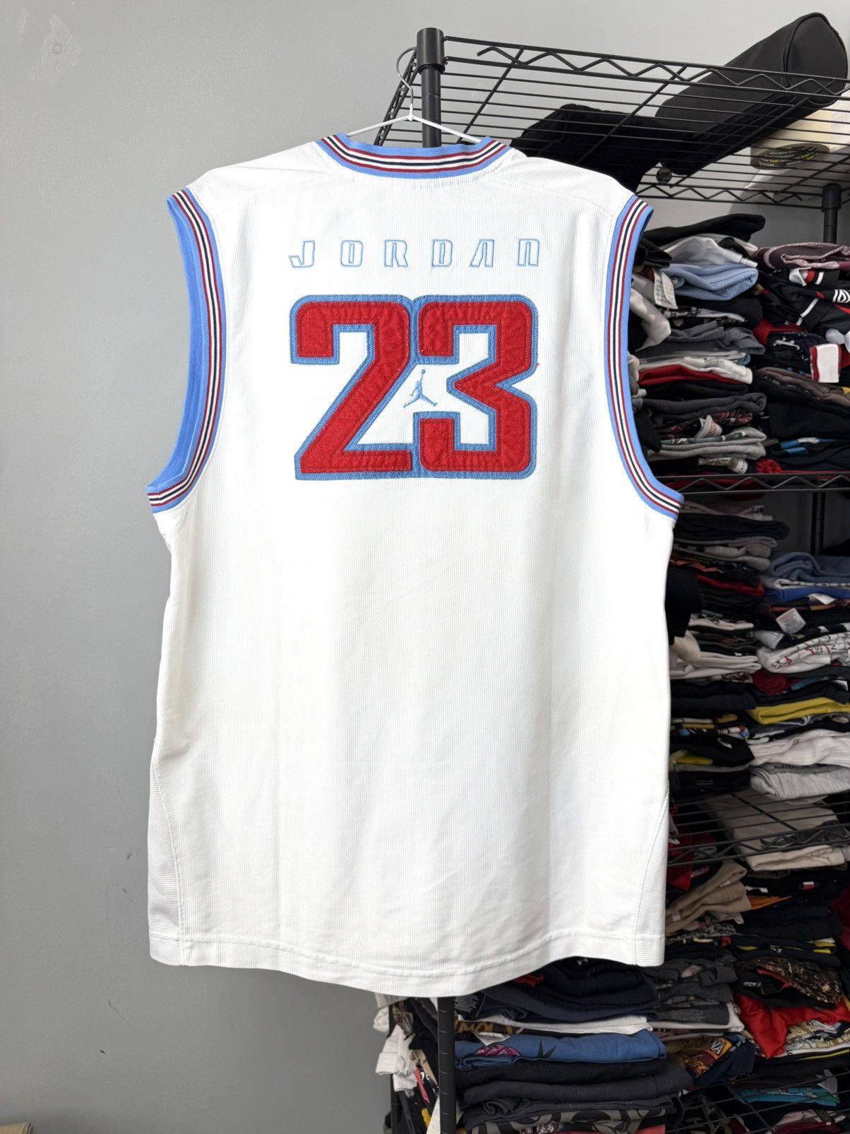 Jordan Brand 💥Rare! 90’s Vintage Nike Michael Jordan Sleeveless T Shirt Size US L / EU 52-54 / 3 - 1 Thumbnail