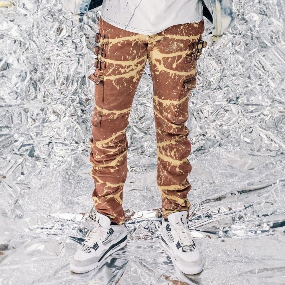 Designer AKINGS Omari Grand Canyon Stacked Jeans (Size 32) Size US 32 / EU 48 - 3 Thumbnail
