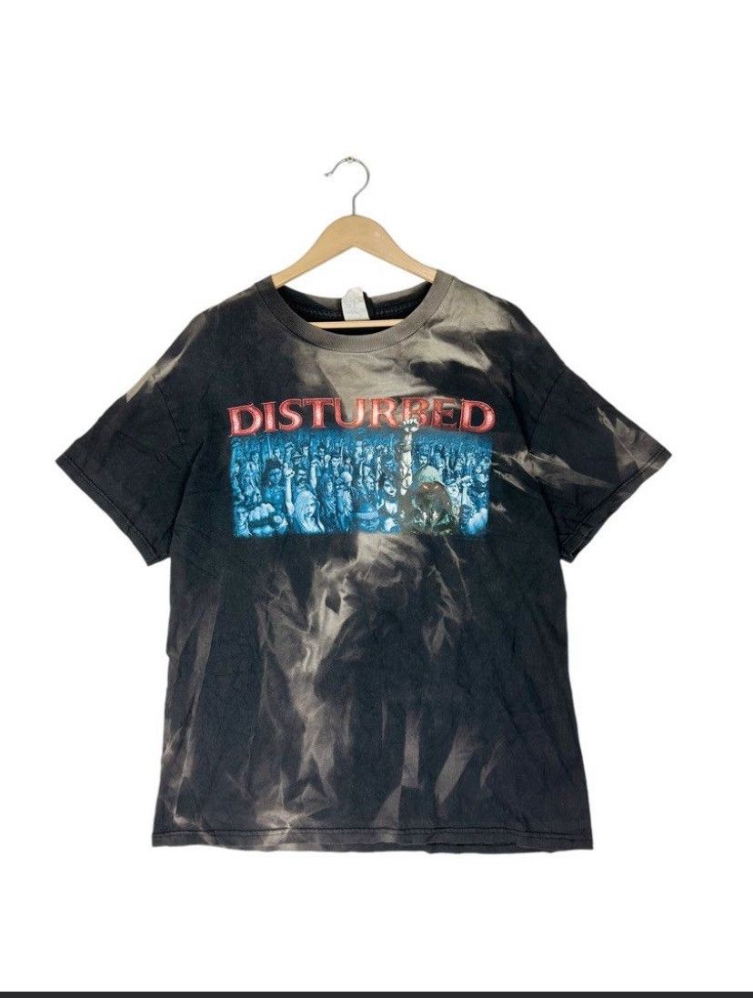 Band Tees × Vintage Vintage Disturbed / American Heavy Metal/ Skull Art Size US L / EU 52-54 / 3 - 1 Thumbnail
