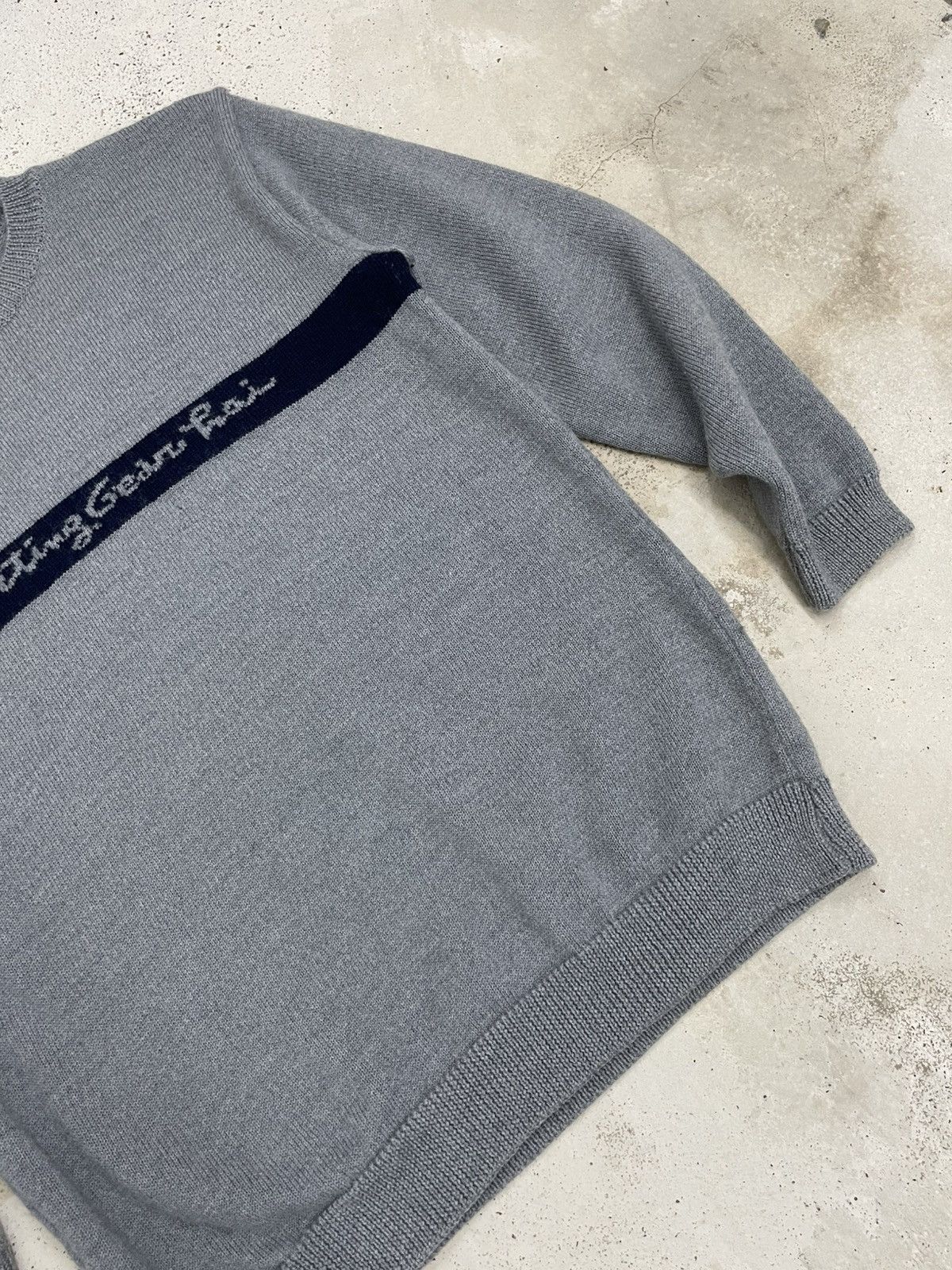 Final Home Sporting Gear Hai Spellout Archive by Issey Miyake Knitwear Size US M / EU 48-50 / 2 - 6 Thumbnail
