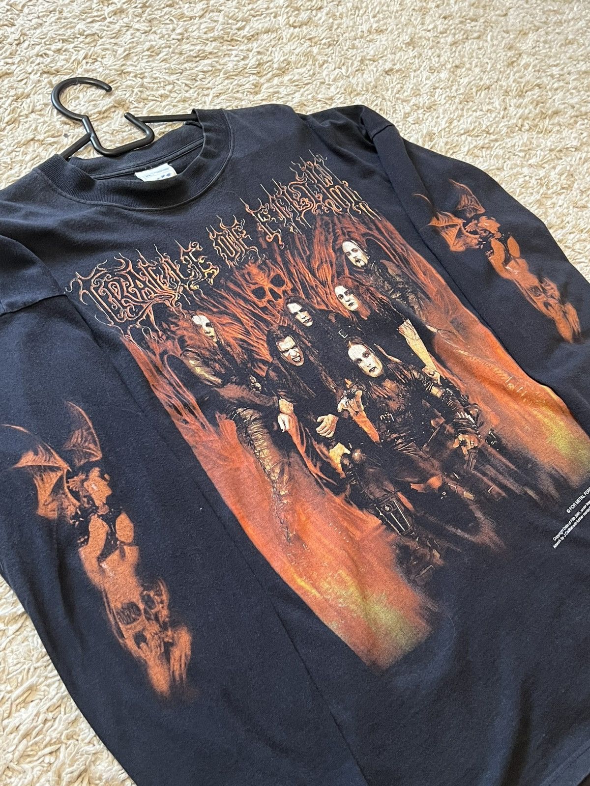 Band Tees Vintage 2001 Cradle Of Filth Metal Forget rare crazy Size US XL / EU 56 / 4 - 2 Thumbnail